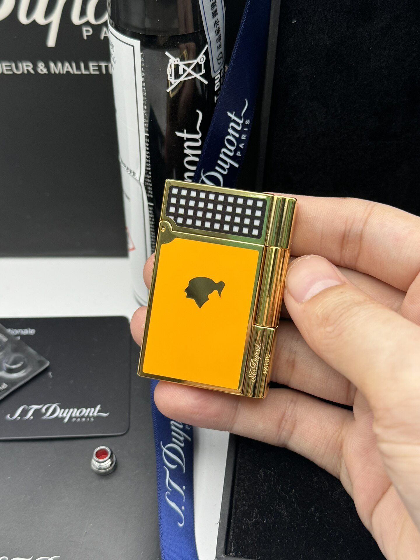 ST Dupont Ligne 2 Small CH Collaboration Dual Flame Butane Lighter