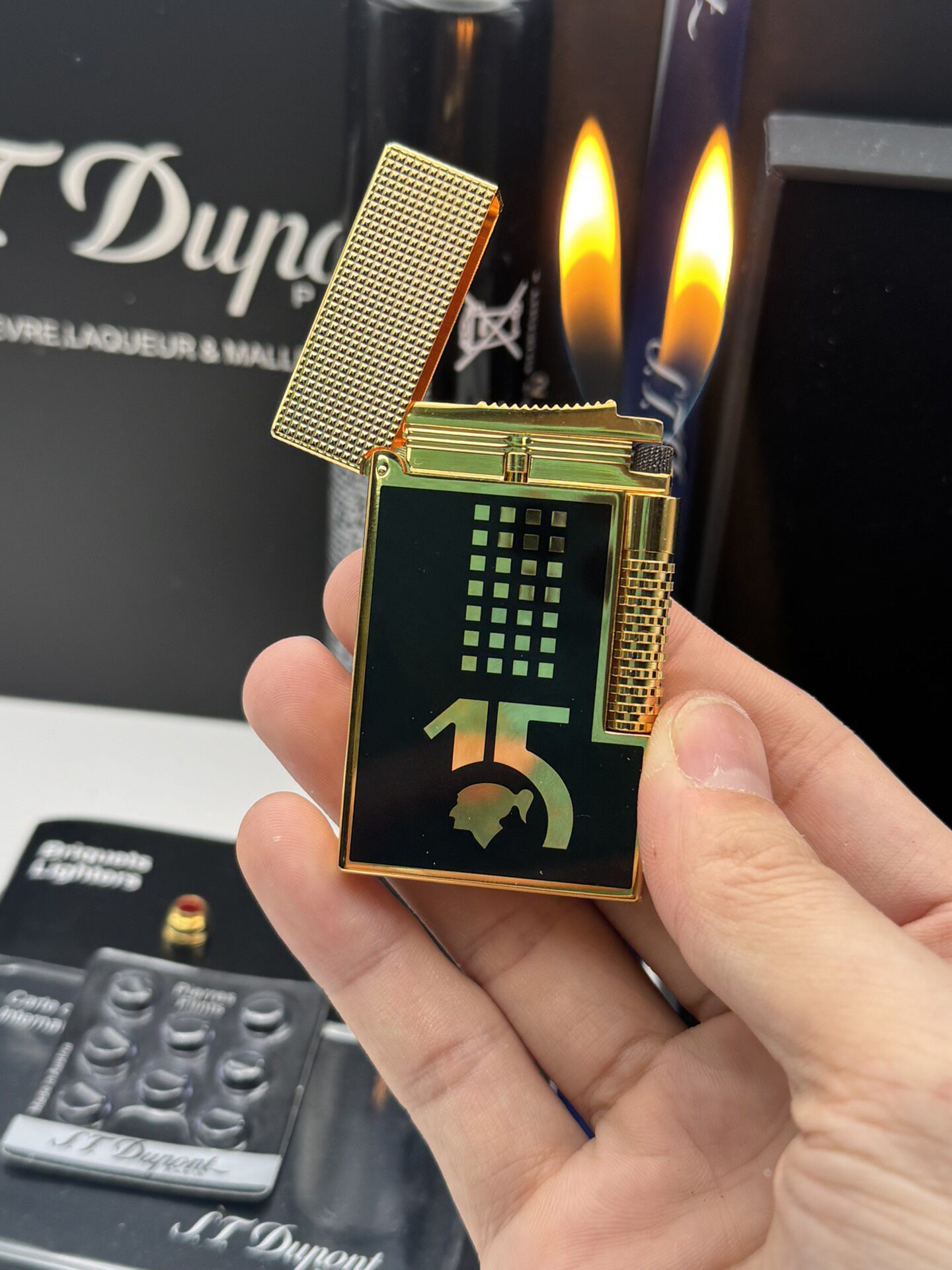 ST Dupont CH Behike Dual Flame Butane Lighter | 15th Anniversary Limited Edition