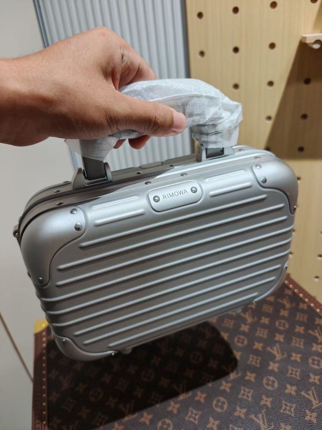 RIMOWA Original Bag Aluminum Magnesium Carry Case Crossbody Travel Storage Box