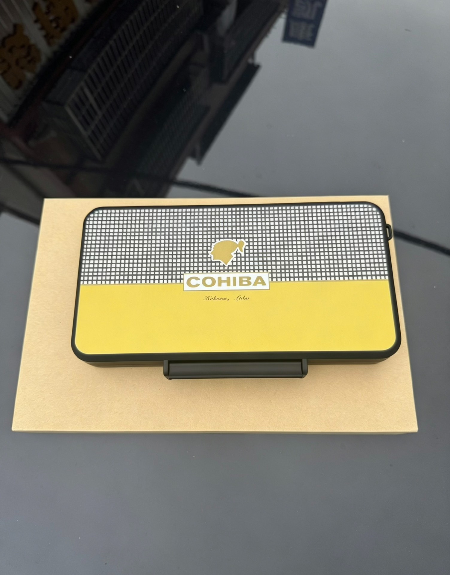 CH 5-Cigar Travel Humidor Case | Waterproof Portable Cigar Storage Box with Gift Packaging