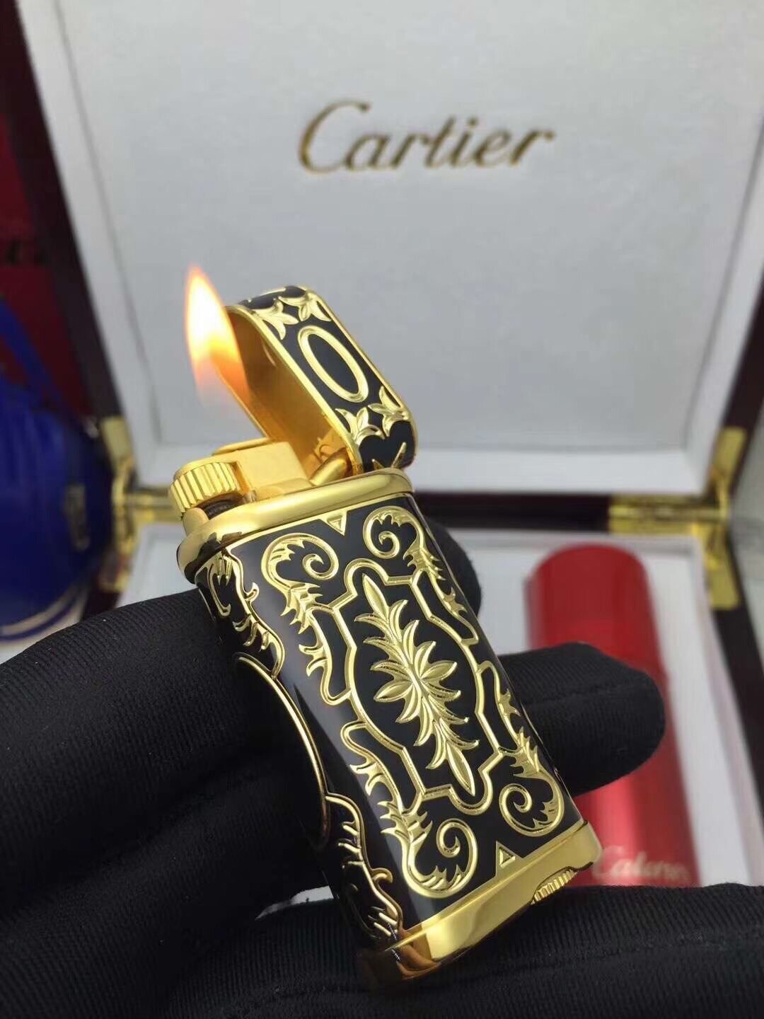 Cartier Lighter Black & Gold Grand Baroque Collector’s Edition