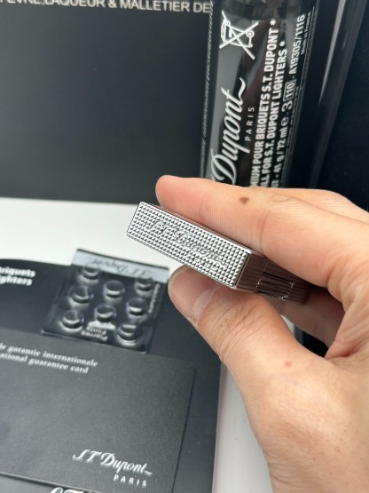 ST Dupont Dual Flame Picasso White Limited Edition Lighter