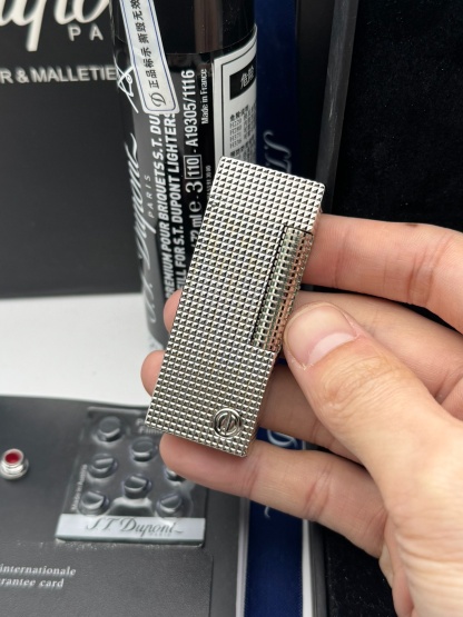 Dunhill Lighter Paris Stud Gold Diagonal Flame butane Lighter