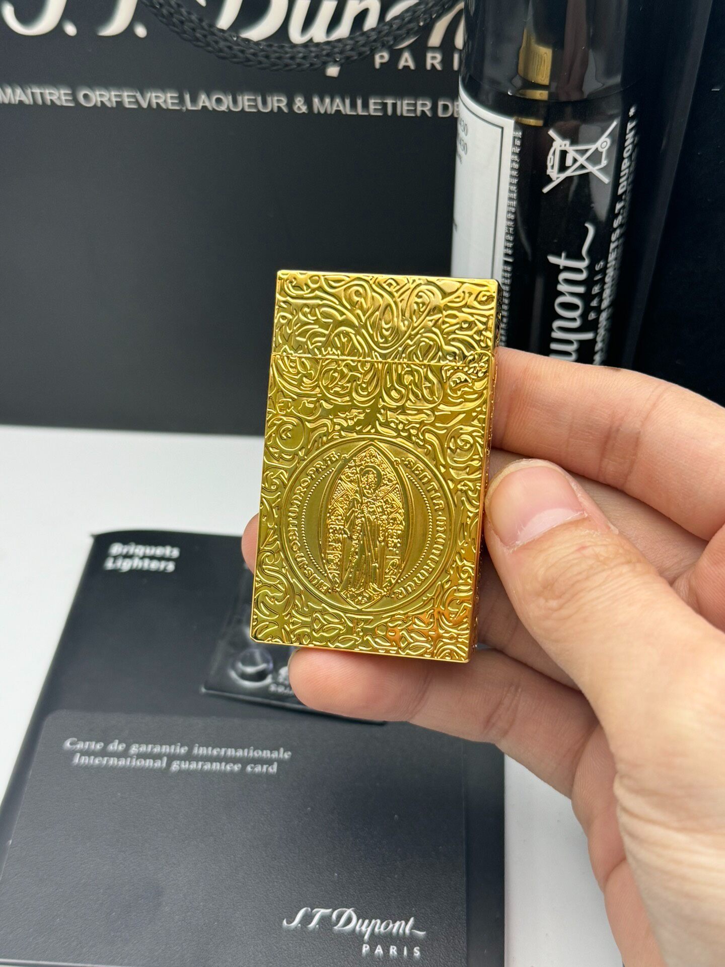 ST Dupont Ligne 2 Constantine Solid Brass Lighter