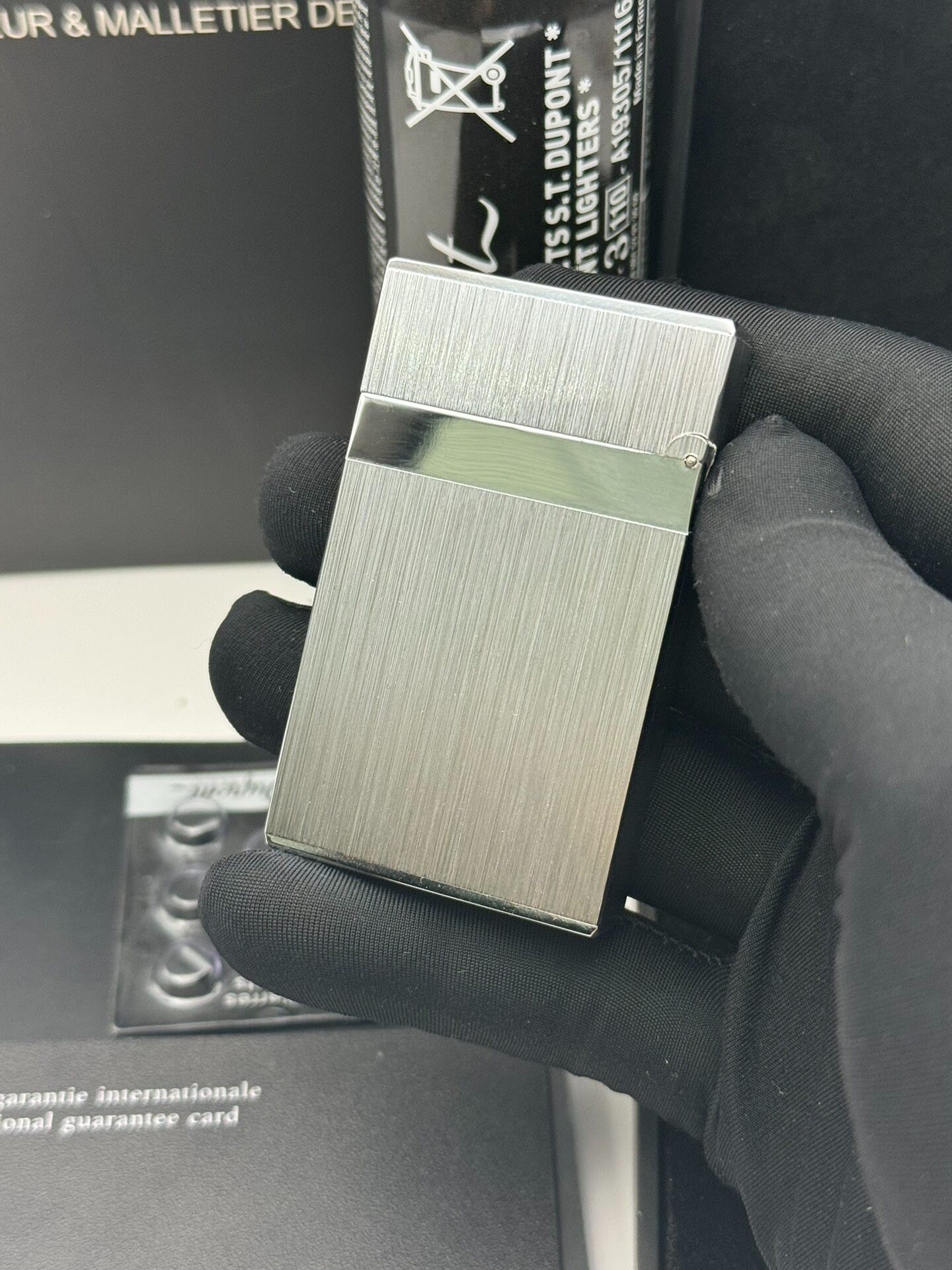 ST Dupont Ligne 2 Brushed Gold Lighter