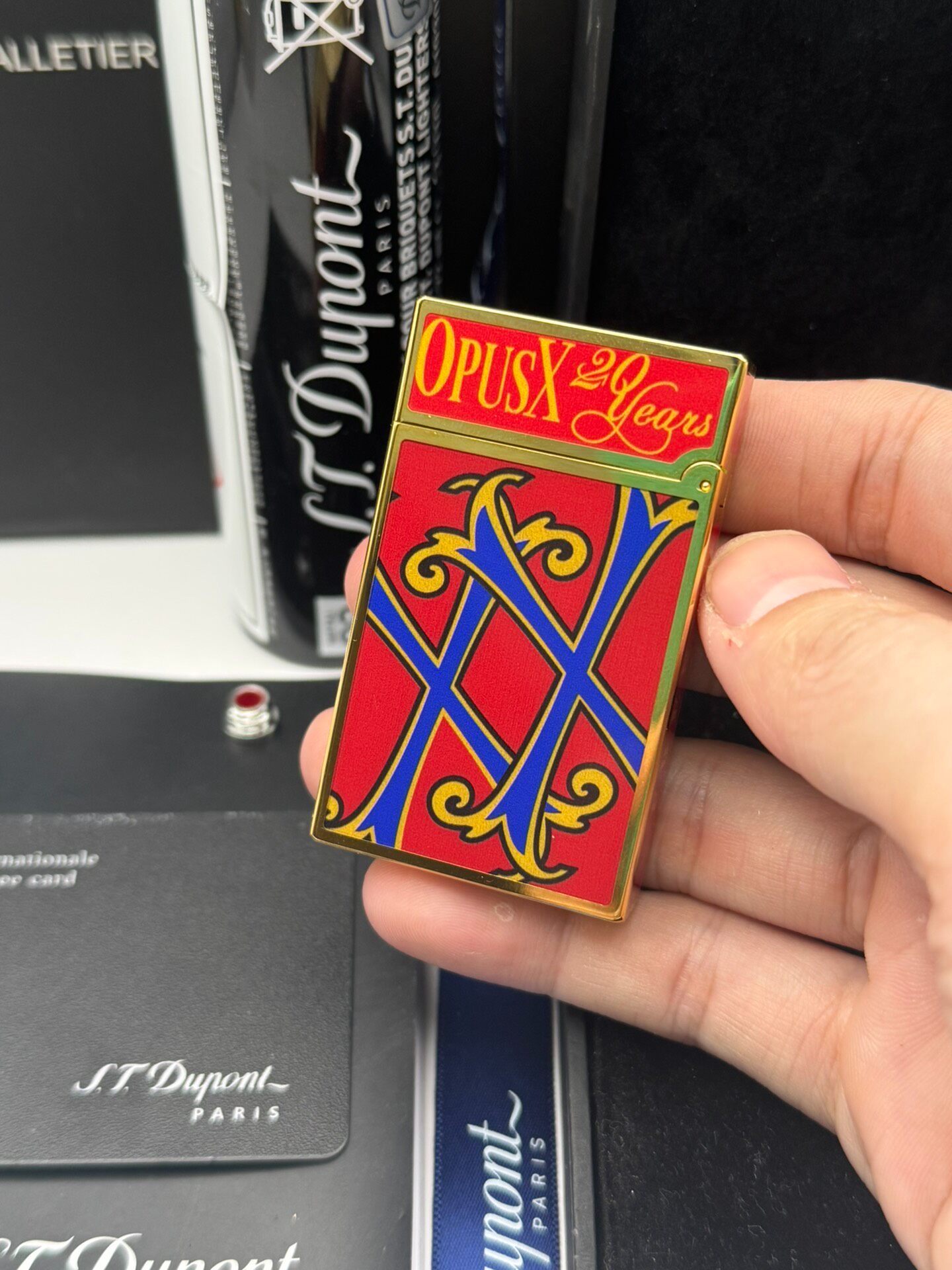 ST Dupont Ligne 2 Fuente Opus X 20th Anniversary Limited Edition Lighter – High-End Collectible