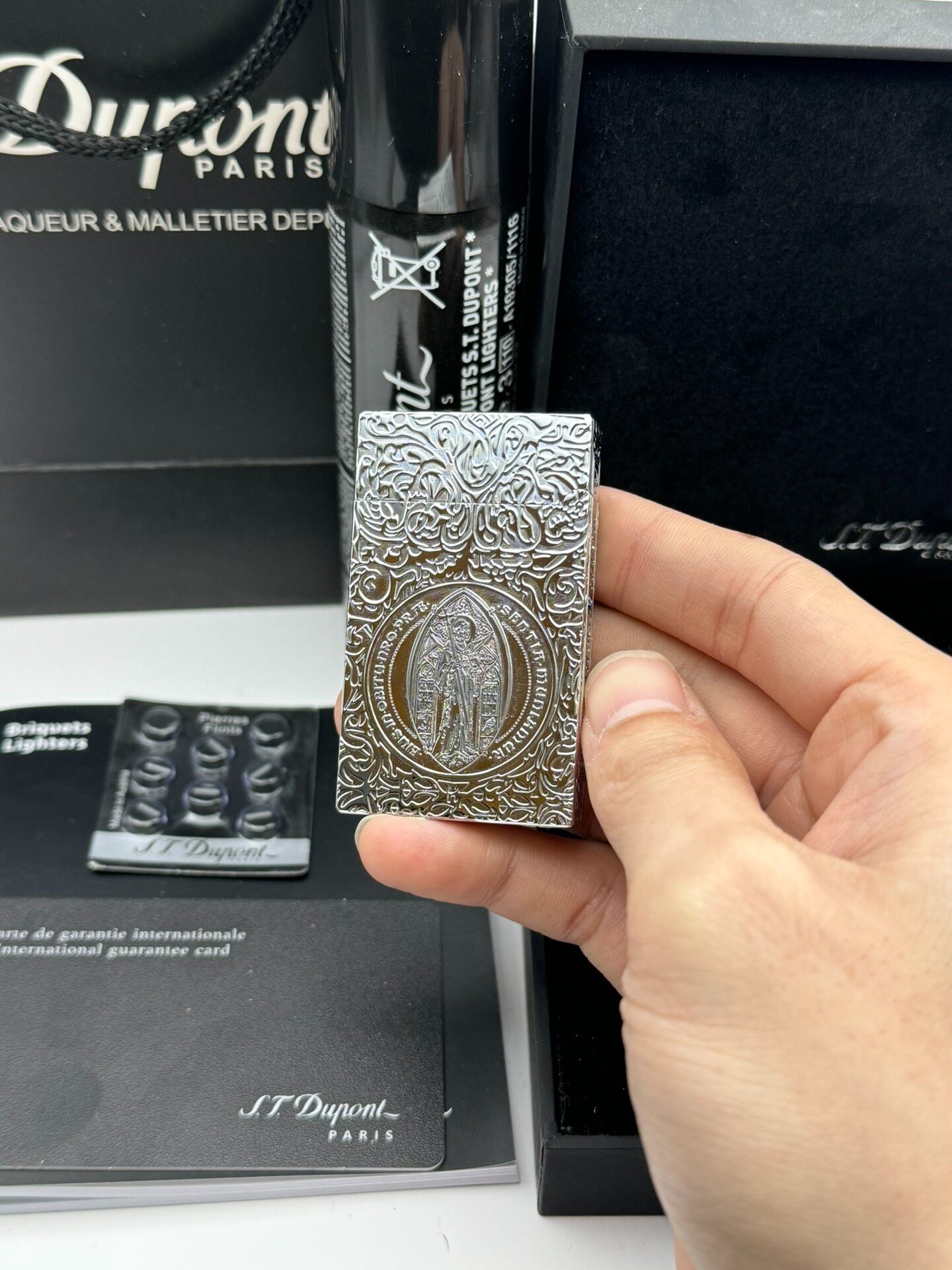 ST Dupont Ligne 2 Constantine Solid Brass Lighter