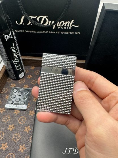 ST Dupont Lattice Wide Edge Butane Lighter | Luxury Lighter