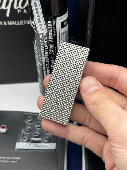 Dunhill Lighter Paris Stud Gold Diagonal Flame butane Lighter