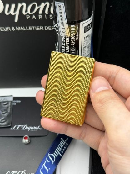 ST Dupont Ligne 2 Small Gatsby Lighter Rose Gold Butane Lighter