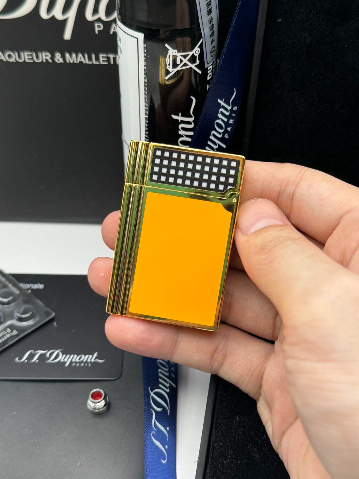 ST Dupont Ligne 2 Small CH Collaboration Dual Flame Butane Lighter