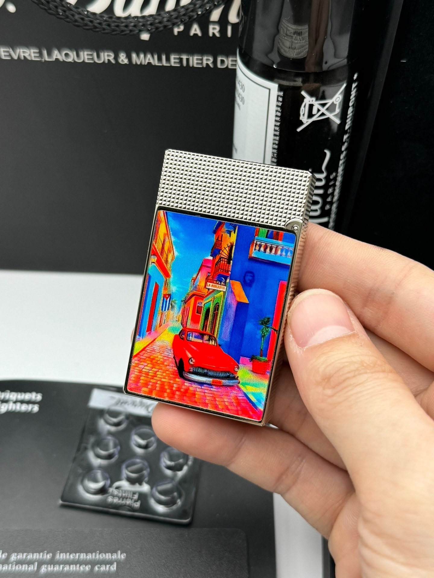 ST Dupont Ligne 2 Dual Flame Havana Limited Edition Brass Lighter