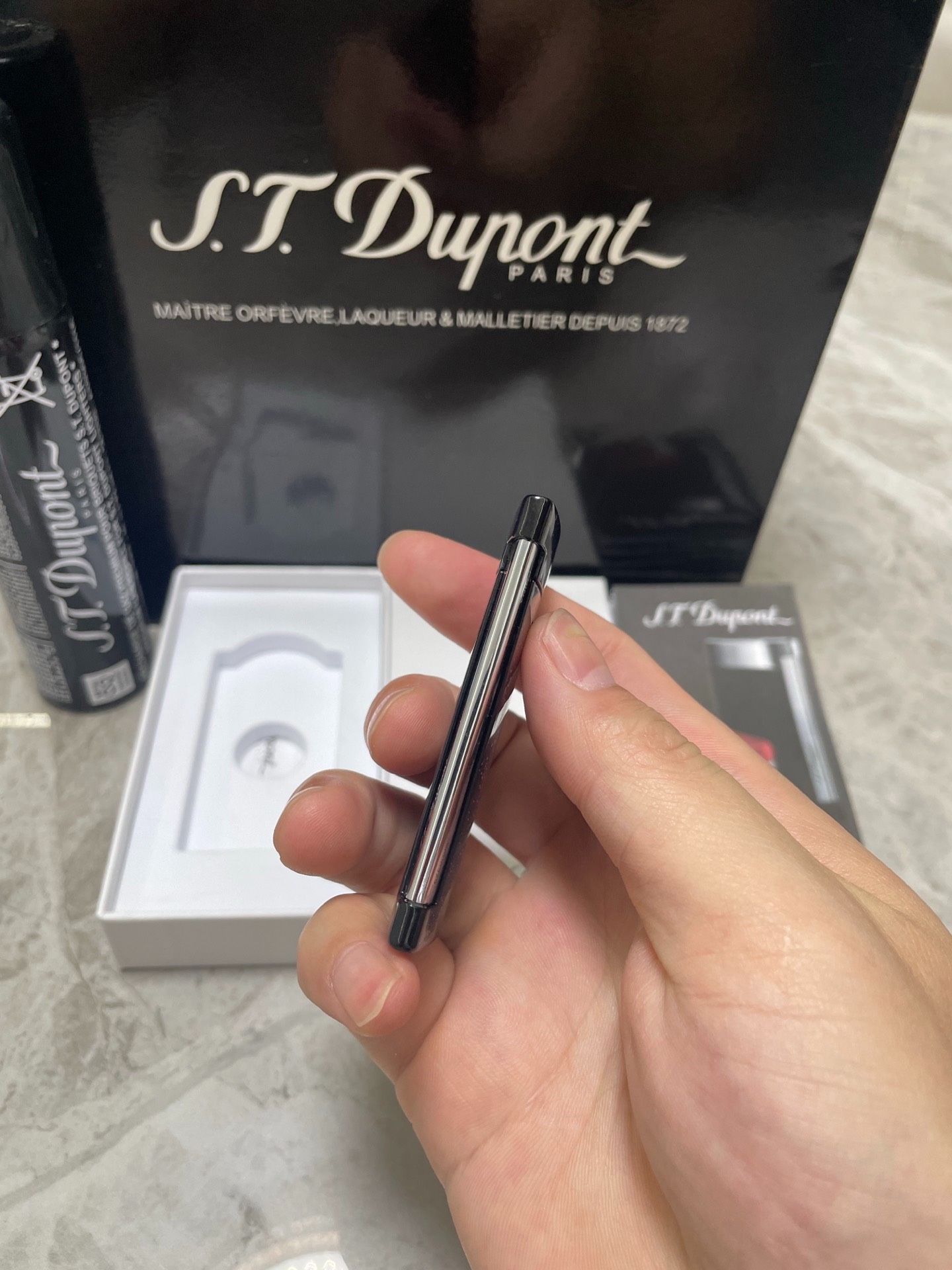 Slim 7 Galaxy Ultra-Thin Butane Lighter | Starry Night Luxury Pocket Lighter