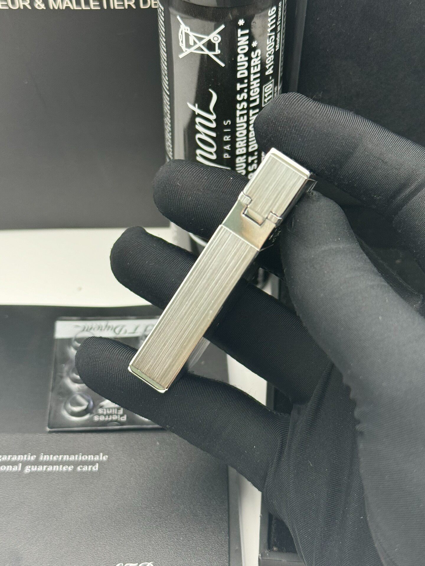 ST Dupont Ligne 2 Brushed Gold Lighter