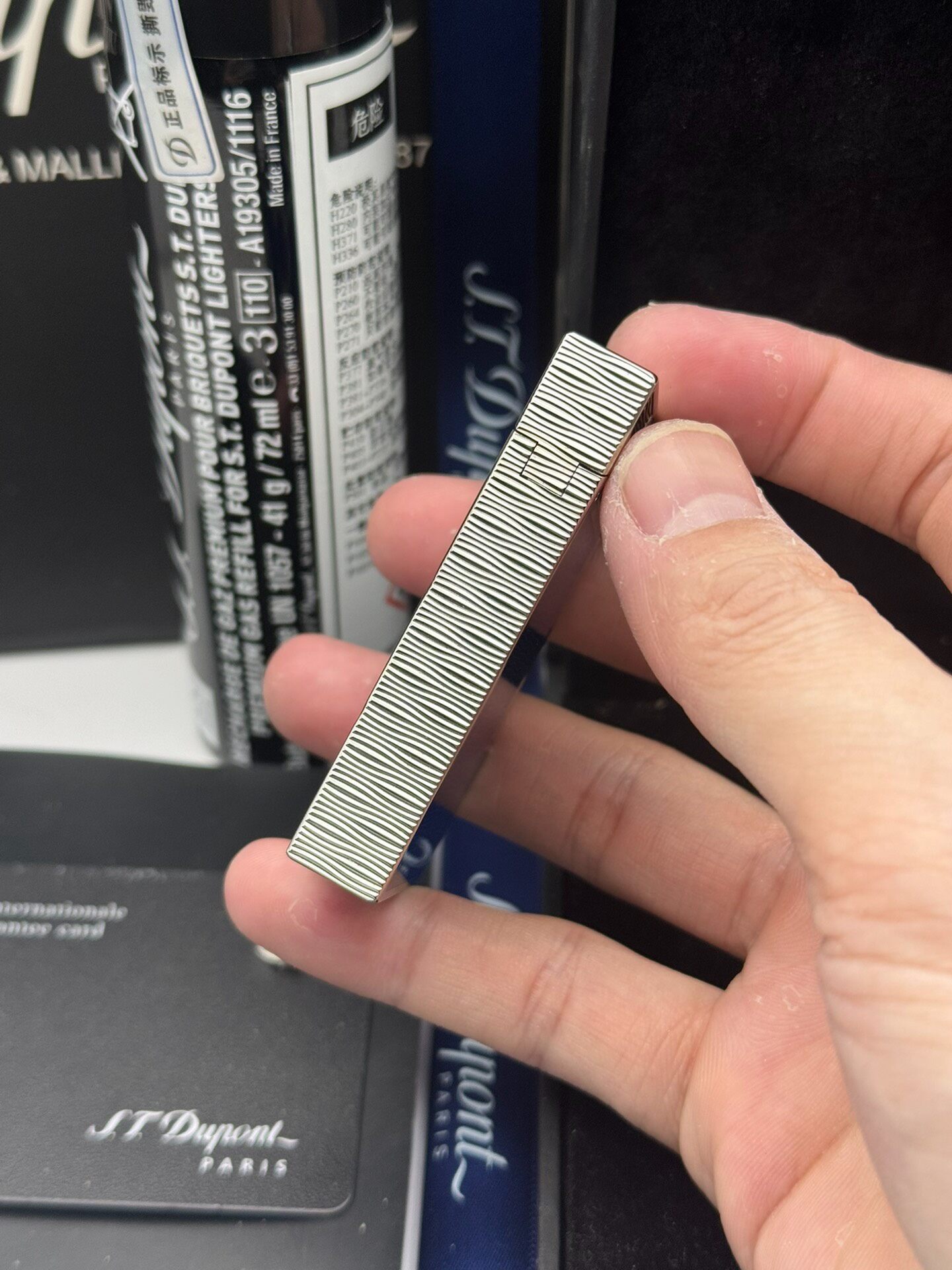 ST Dupont Ligne 2 Double Flame 20,000 Leagues Under the Seas Blue Lacquered Lighter