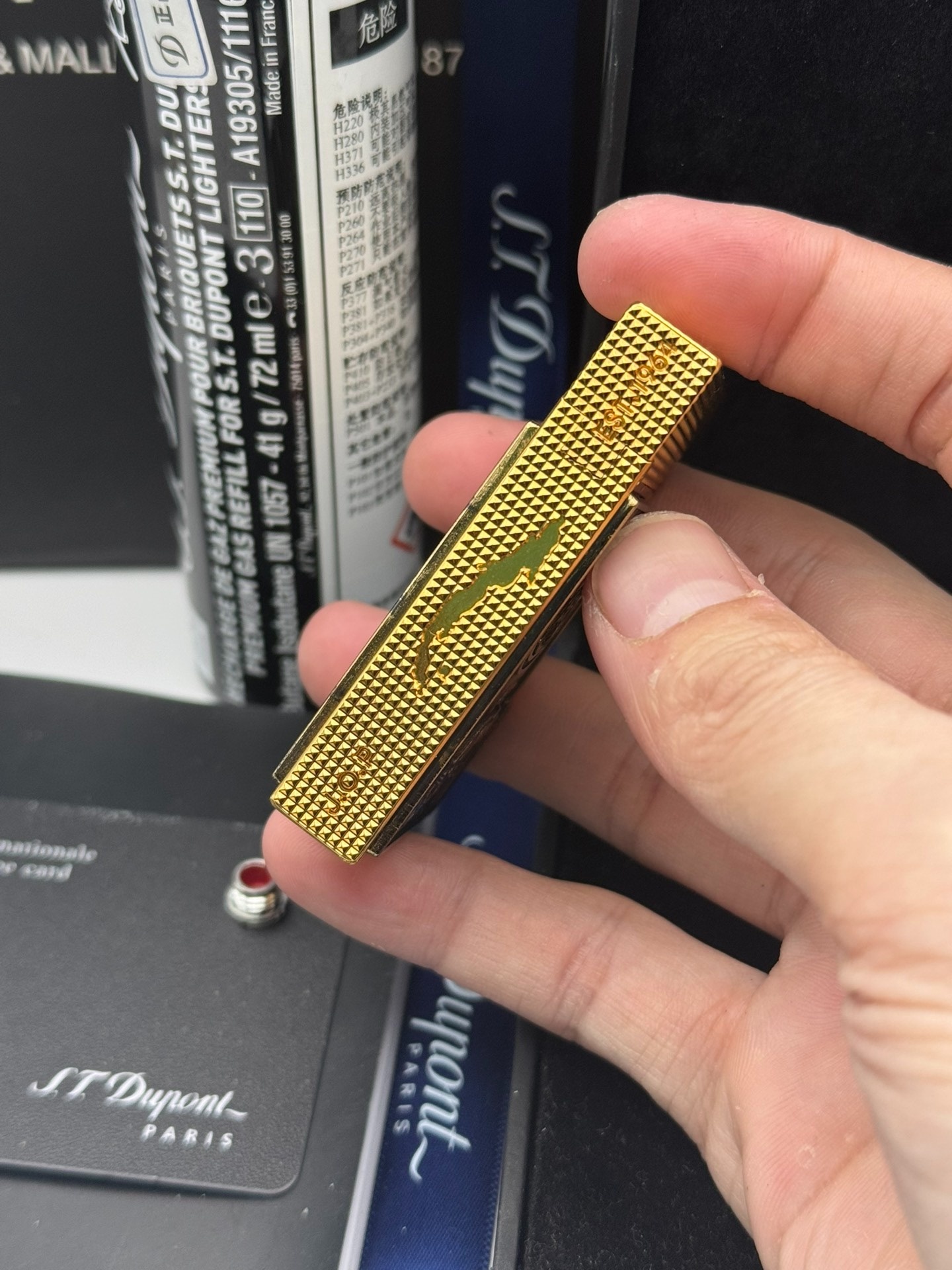 ST Dupont Ligne 2 Double Flame Padron 60th Anniversary Limited Edition Solid Brass Lighter