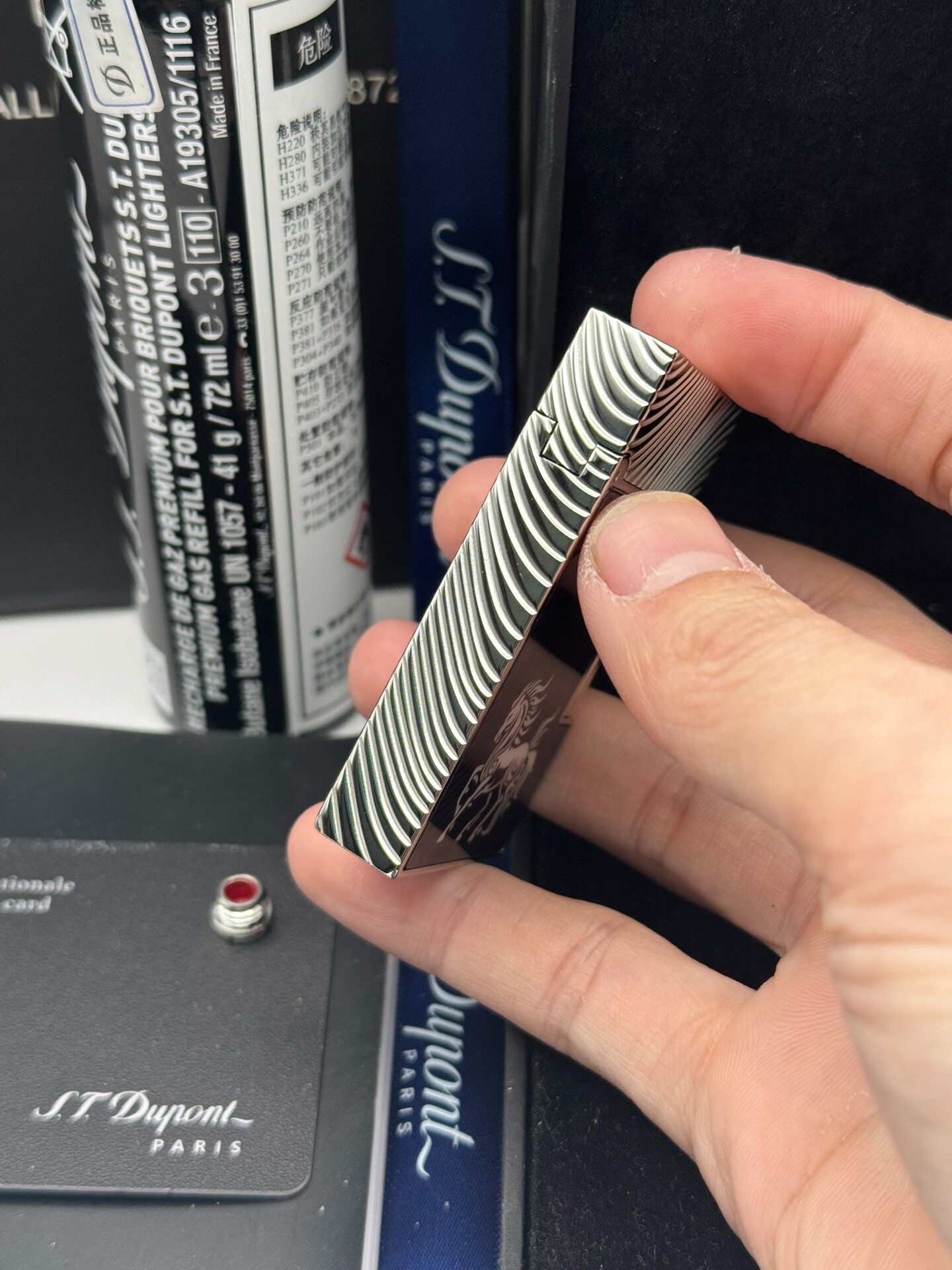 ST Dupont Year of the Horse Red or Black Butane Lighter | Limited Edition Luxury