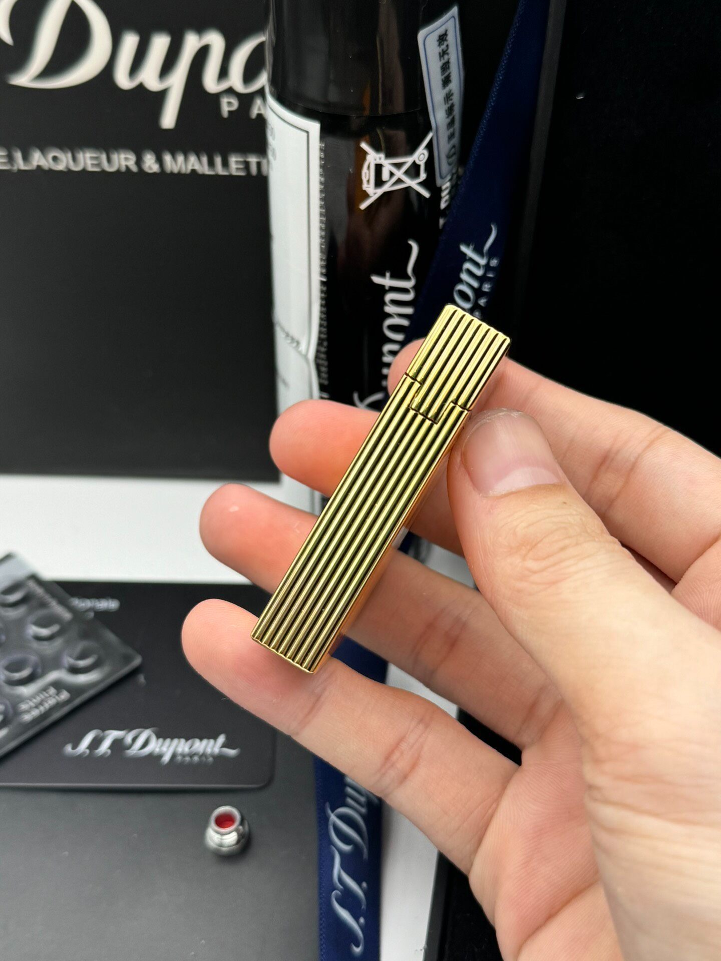 ST Dupont Ligne 2 Small CH Collaboration Dual Flame Butane Lighter