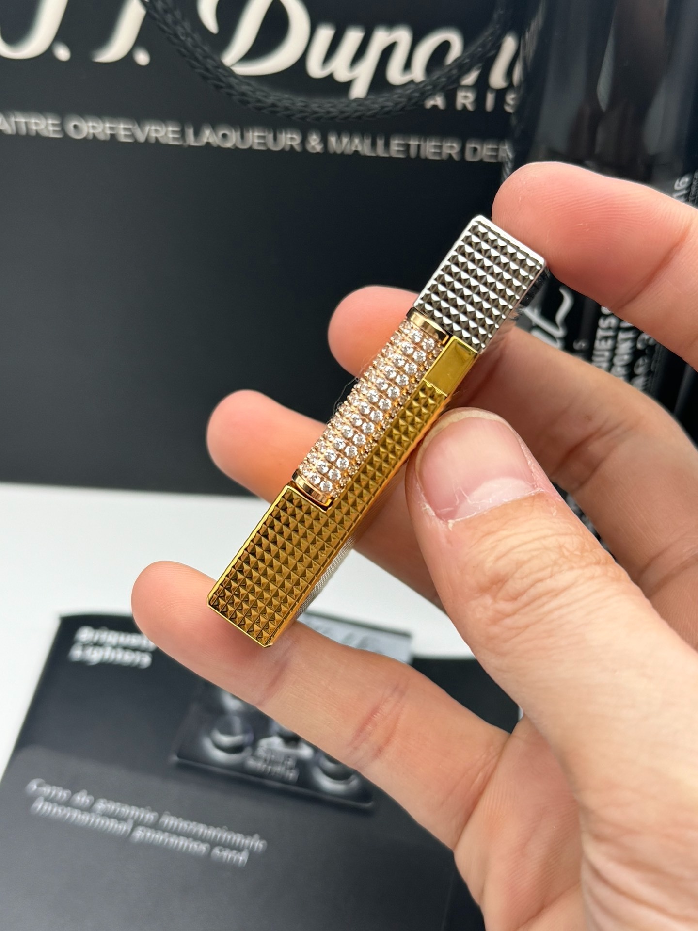 ST Dupont Ligne 2 Dual Flame 150th Anniversary Diamond-Head Limited Edition Lighter