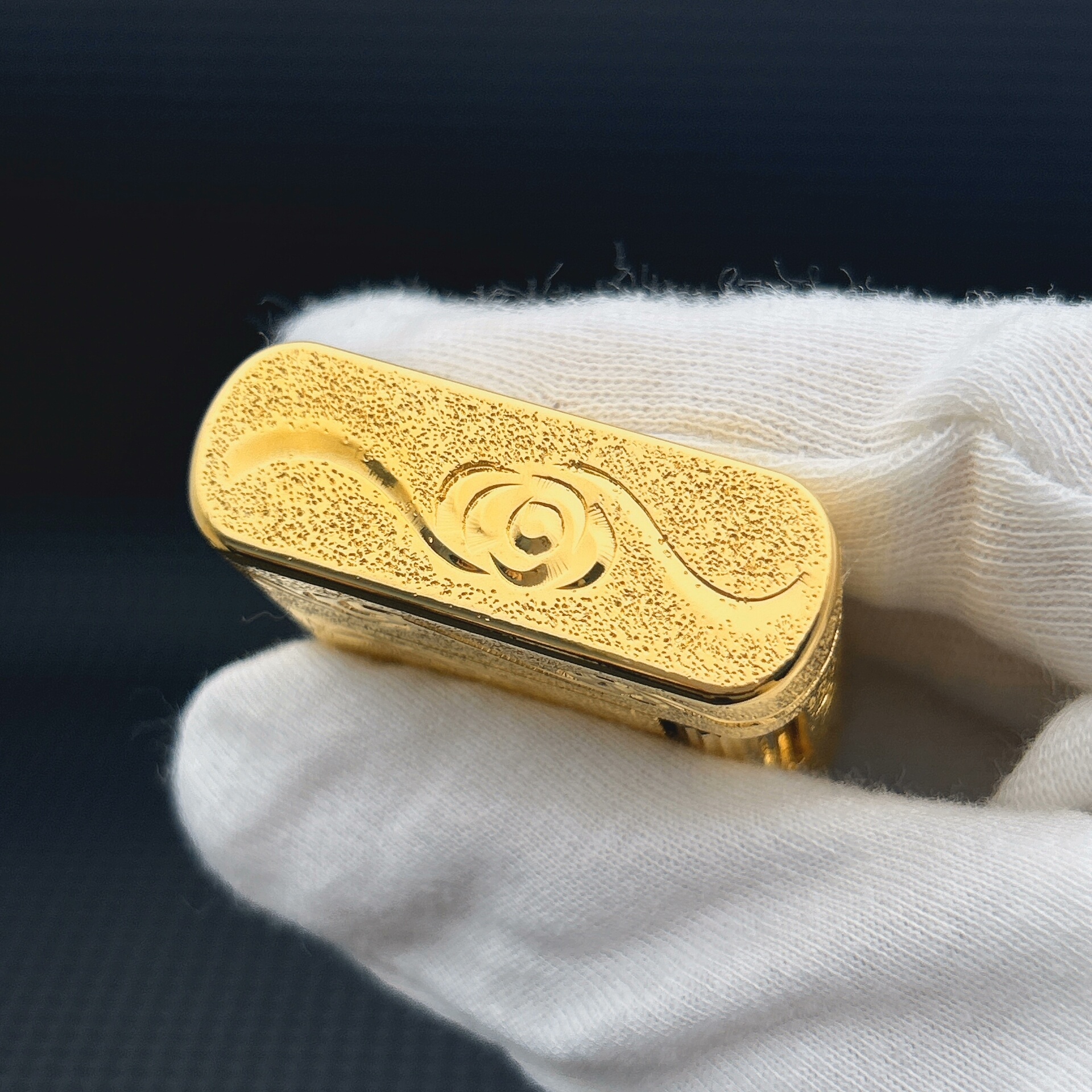 ST Dupont L1 Small Size Gold Dragon & Phoenix Prosperity Edition Lighter With Gift Box