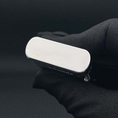 ST Dupont L1 Small Size Silver Wave Pattern Lighter With Gift Box