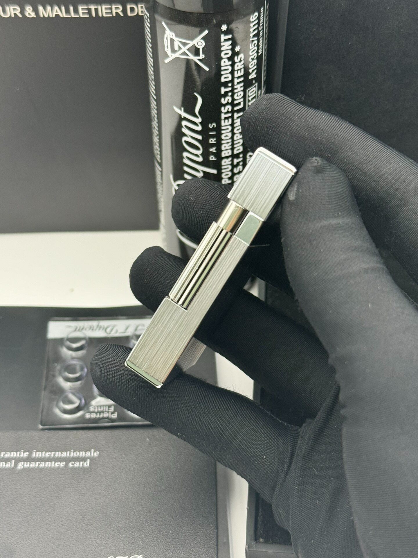 ST Dupont Ligne 2 Brushed Gold Lighter