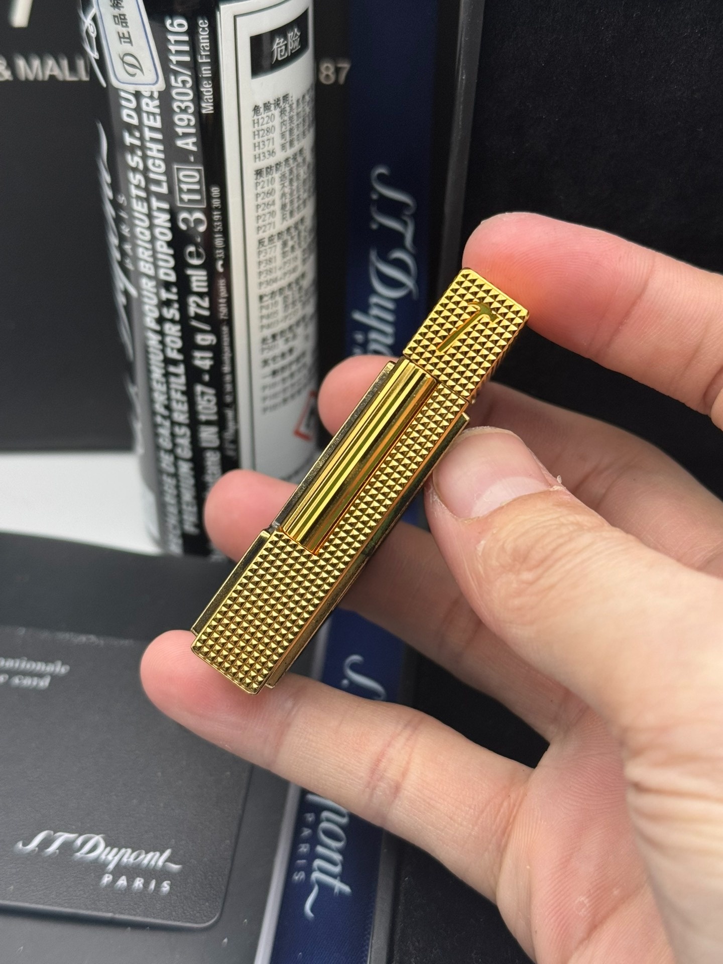 ST Dupont Ligne 2 Double Flame Padron 60th Anniversary Limited Edition Solid Brass Lighter