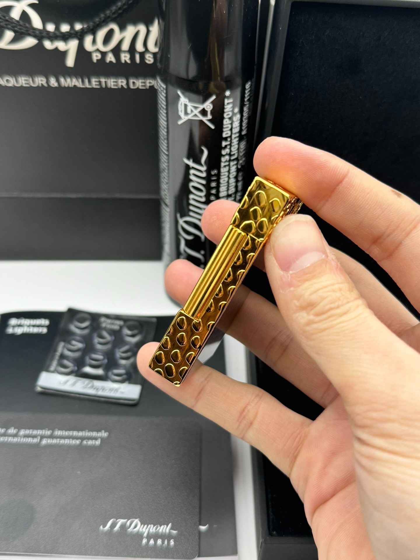 ST Dupont Ligne 2 Year of the Snake Limited Edition Chinese Lacquer Brass Lighter