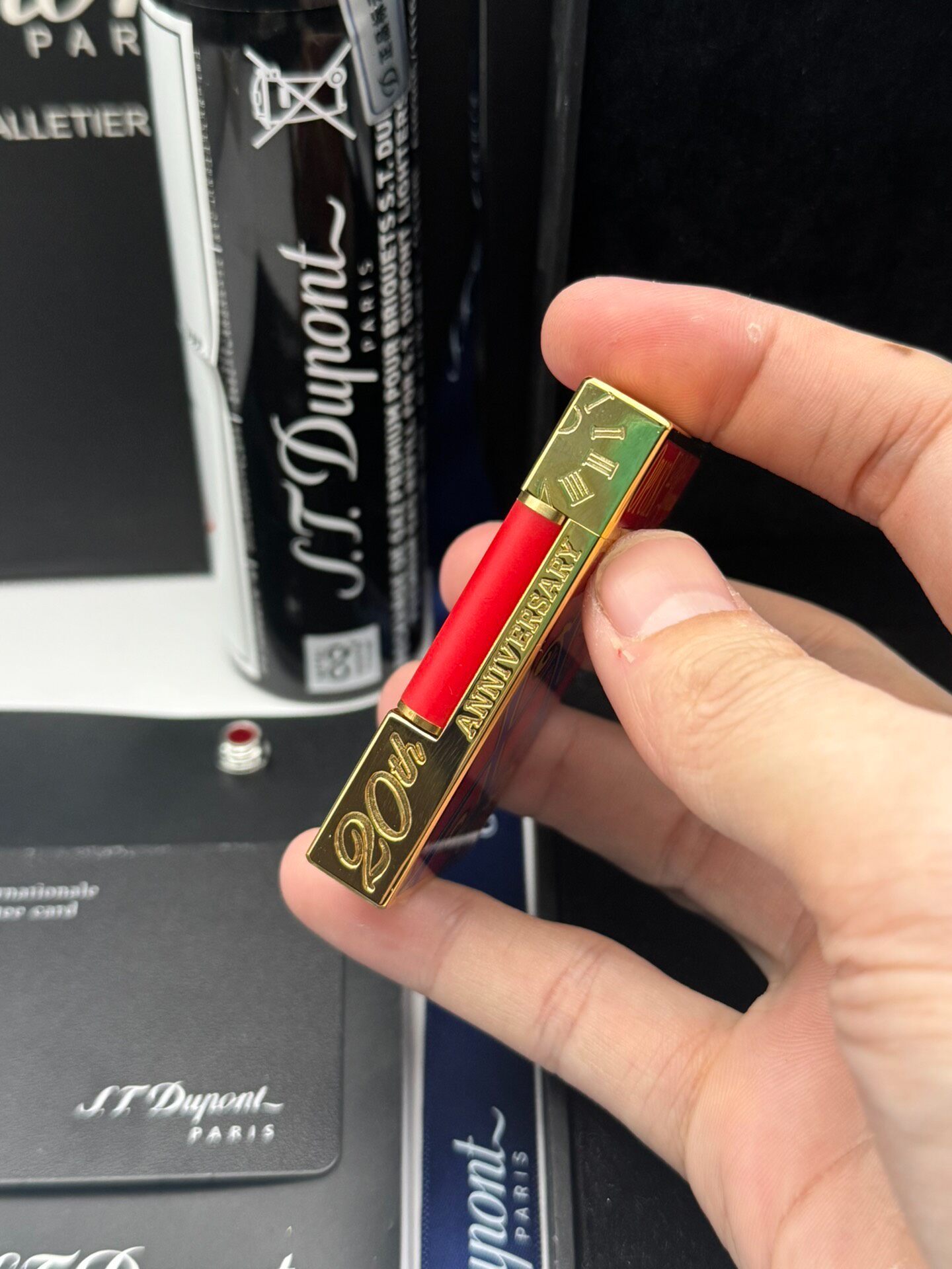 ST Dupont Ligne 2 Fuente Opus X 20th Anniversary Limited Edition Lighter – High-End Collectible