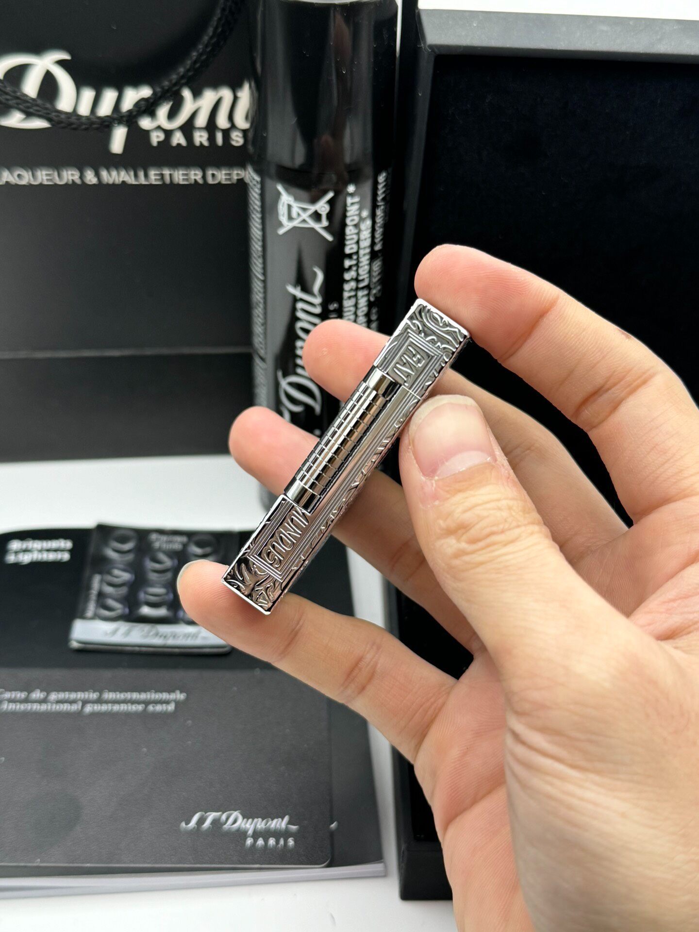 ST Dupont Ligne 2 Constantine Solid Brass Lighter