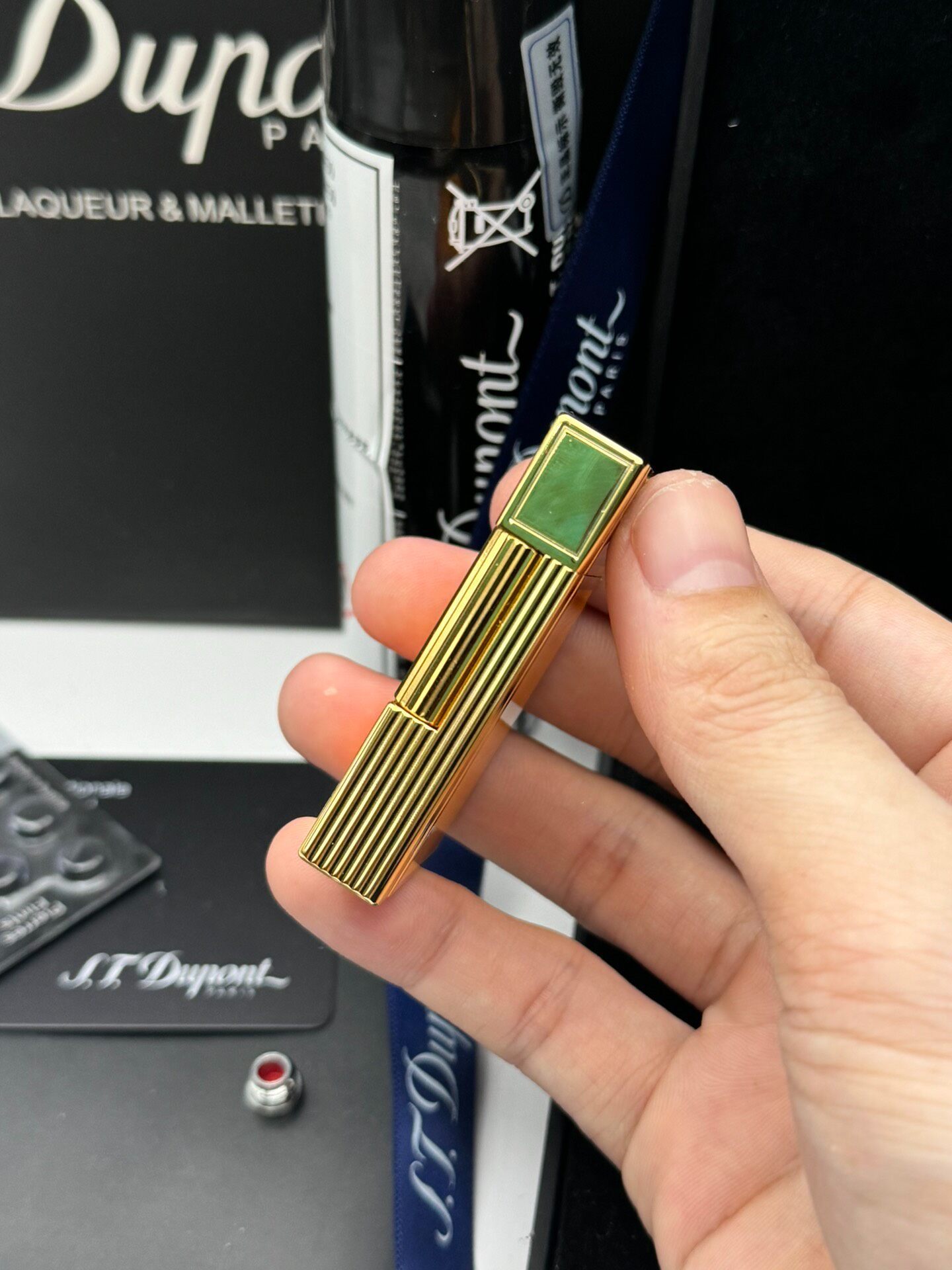 ST Dupont Ligne 2 Small CH Collaboration Dual Flame Butane Lighter