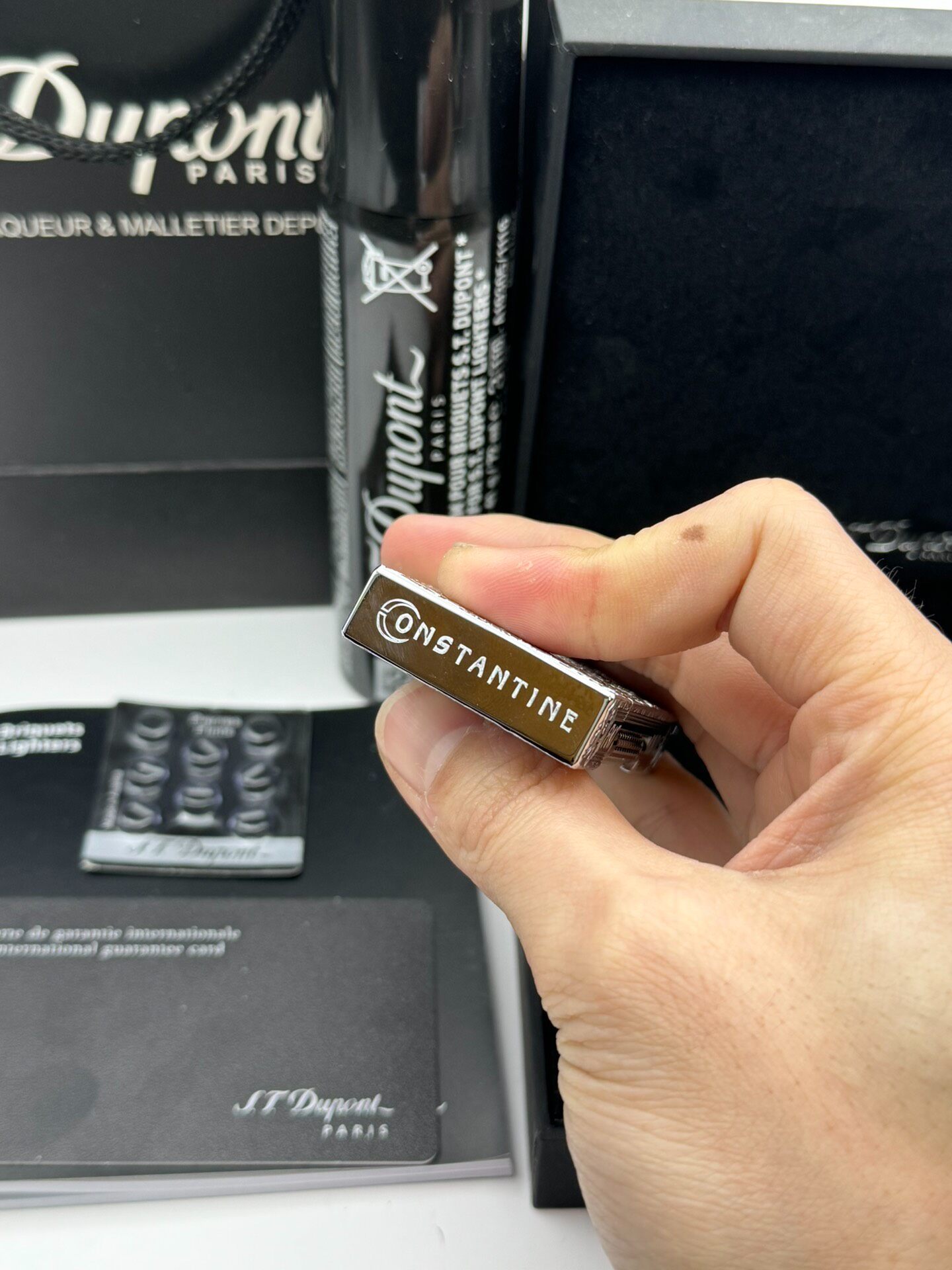 ST Dupont Ligne 2 Constantine Solid Brass Lighter