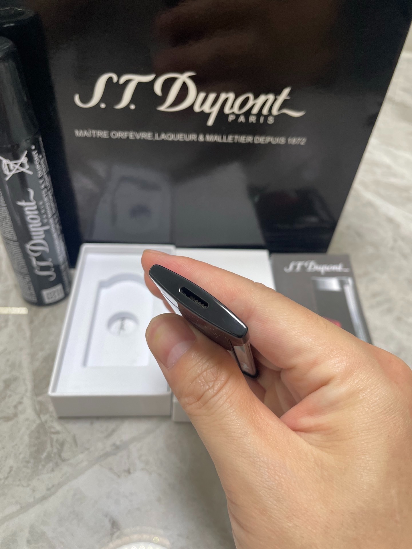 Slim 7 Galaxy Ultra-Thin Butane Lighter | Starry Night Luxury Pocket Lighter