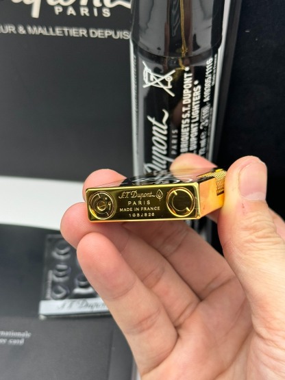 ST Dupont Ligne 2 Cohiba 55th Anniversary Black & Gold Lighter