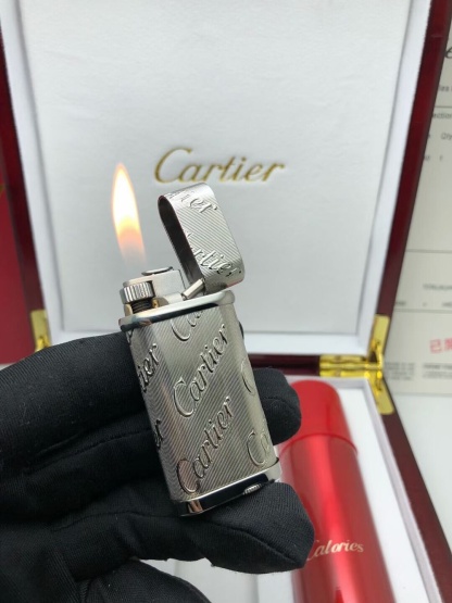 Cartier Lighter Silver Signature Engraving Edition