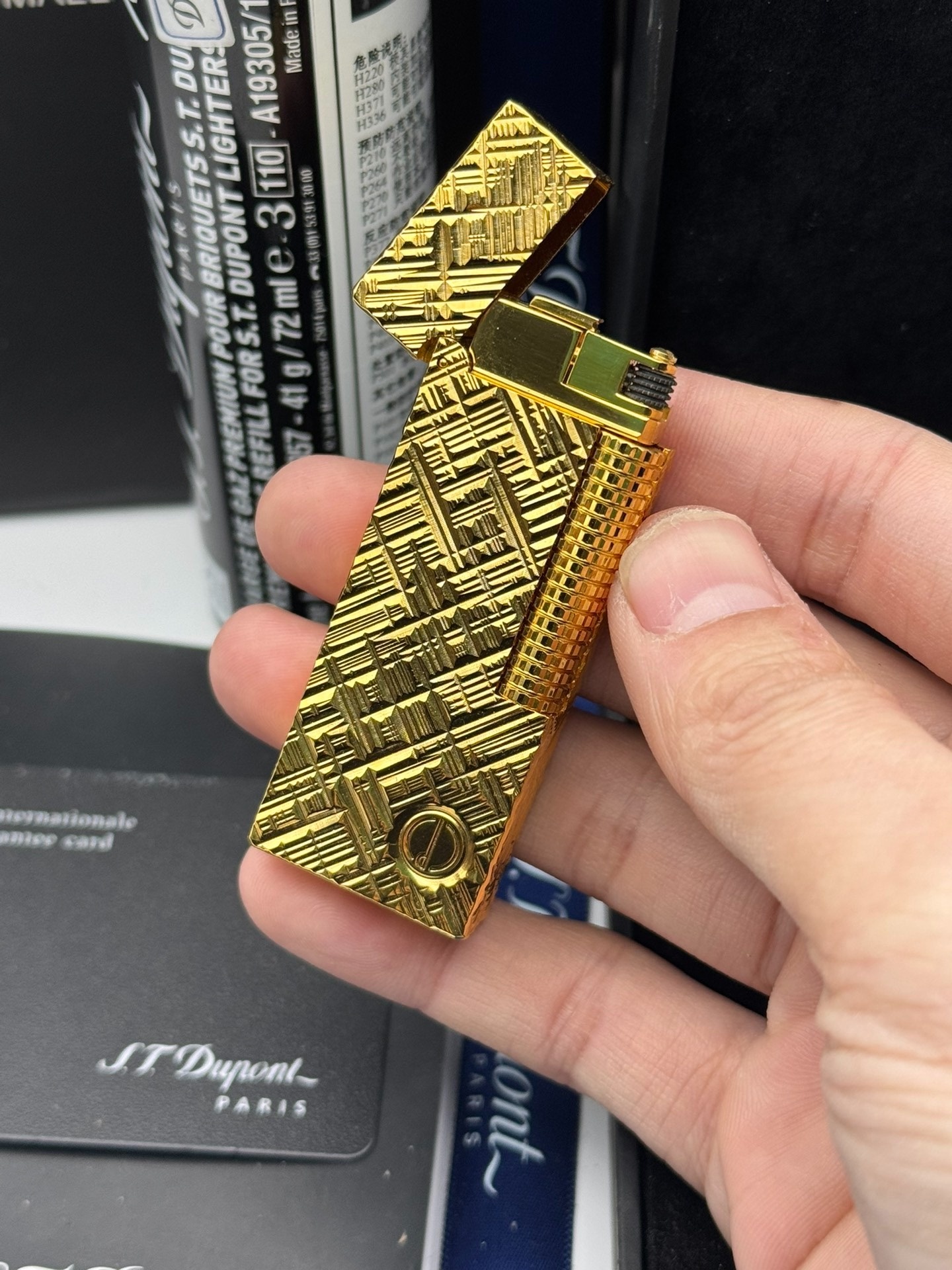 ST Dupont Ligne 2 Double Flame Padron 60th Anniversary Solid Brass Lighter | Luxury Collectible