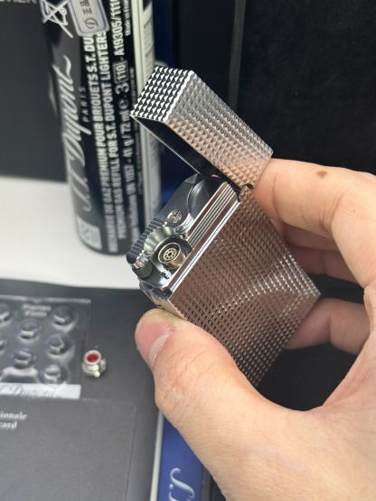 Le Grand Dupont Mixed Diamond Head Butane Lighter | Torch & Soft Dual Flame