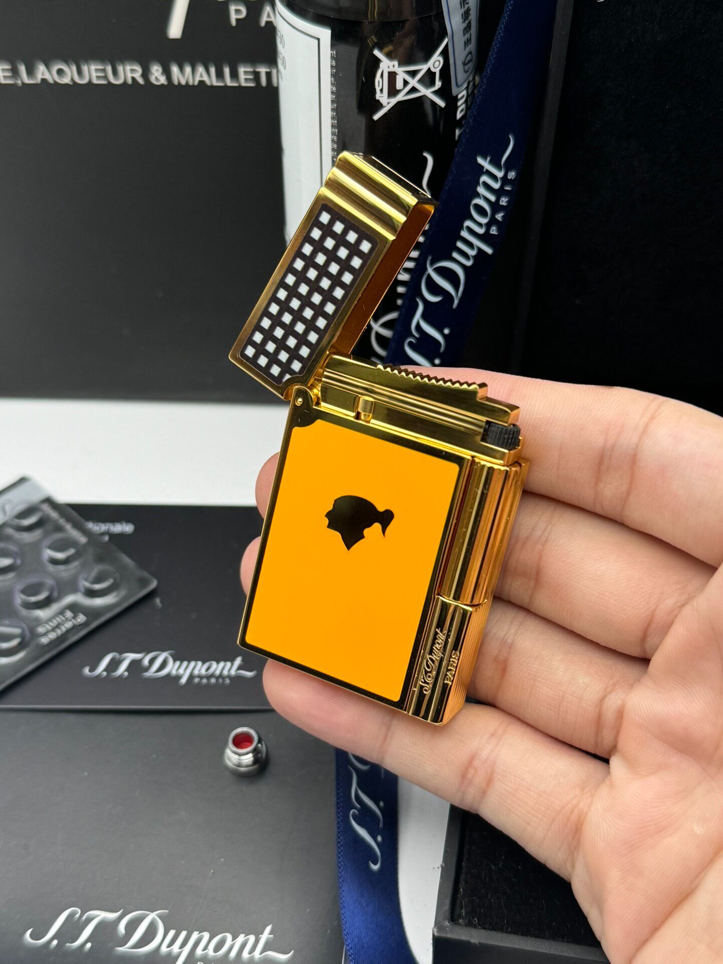 ST Dupont Ligne 2 Small CH Collaboration Dual Flame Butane Lighter