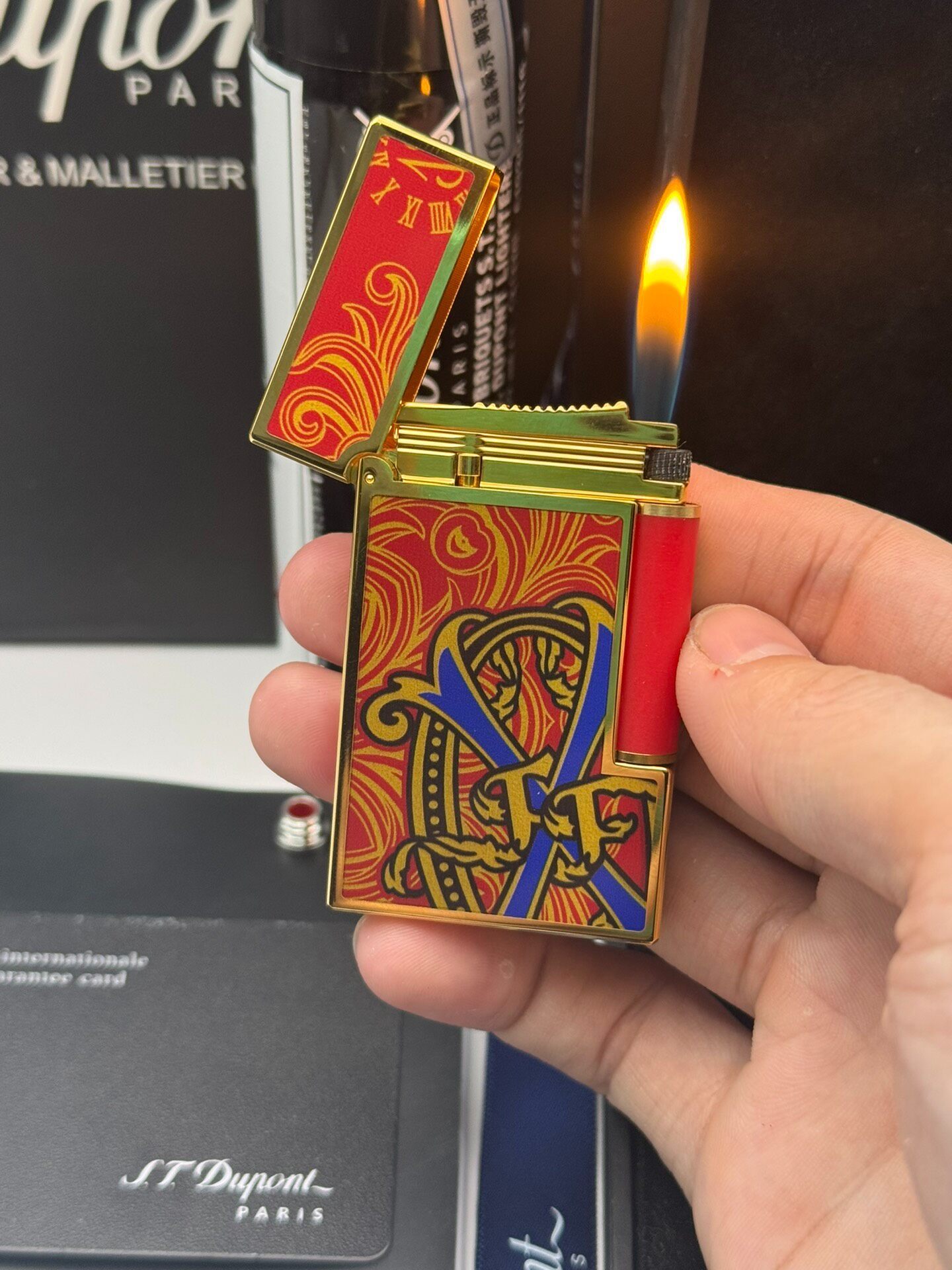 ST Dupont Ligne 2 Fuente Opus X 20th Anniversary Limited Edition Pop Sound Lighter | Luxury Collectible