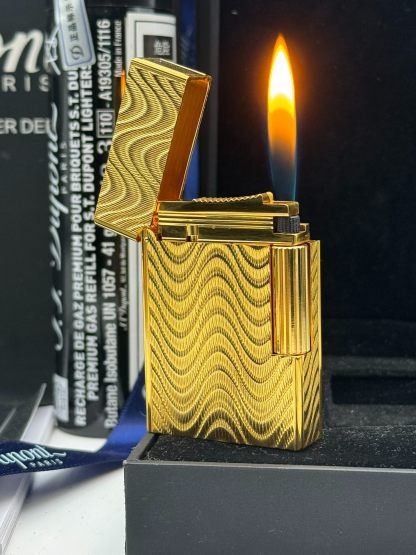 ST Dupont Ligne 2 Small Gatsby Lighter Rose Gold Butane Lighter