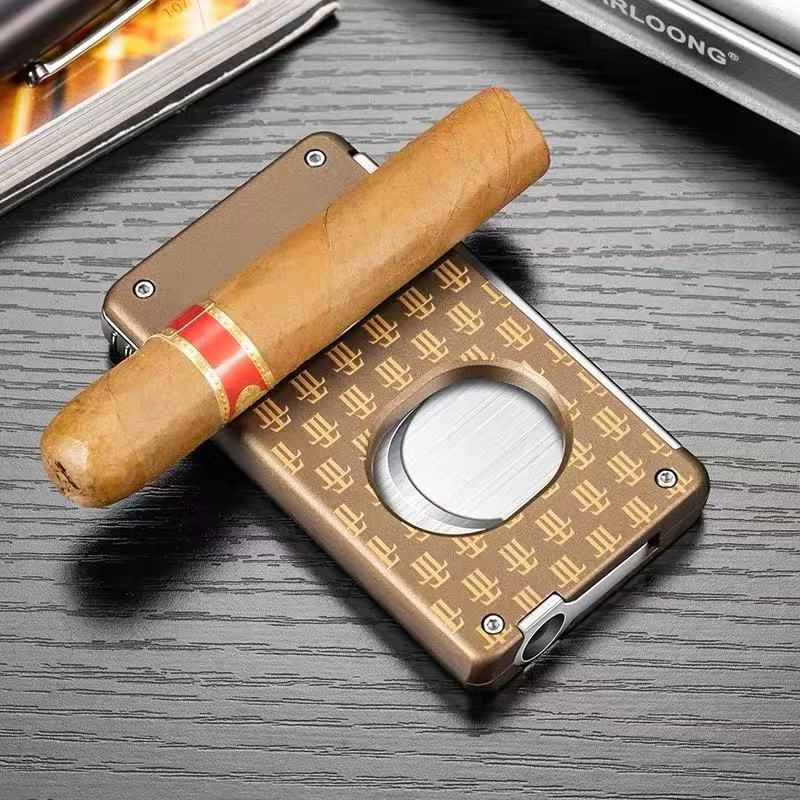 3T Brown Luxury 5-in-1 Cigar Cutter | Premium Stainless Steel