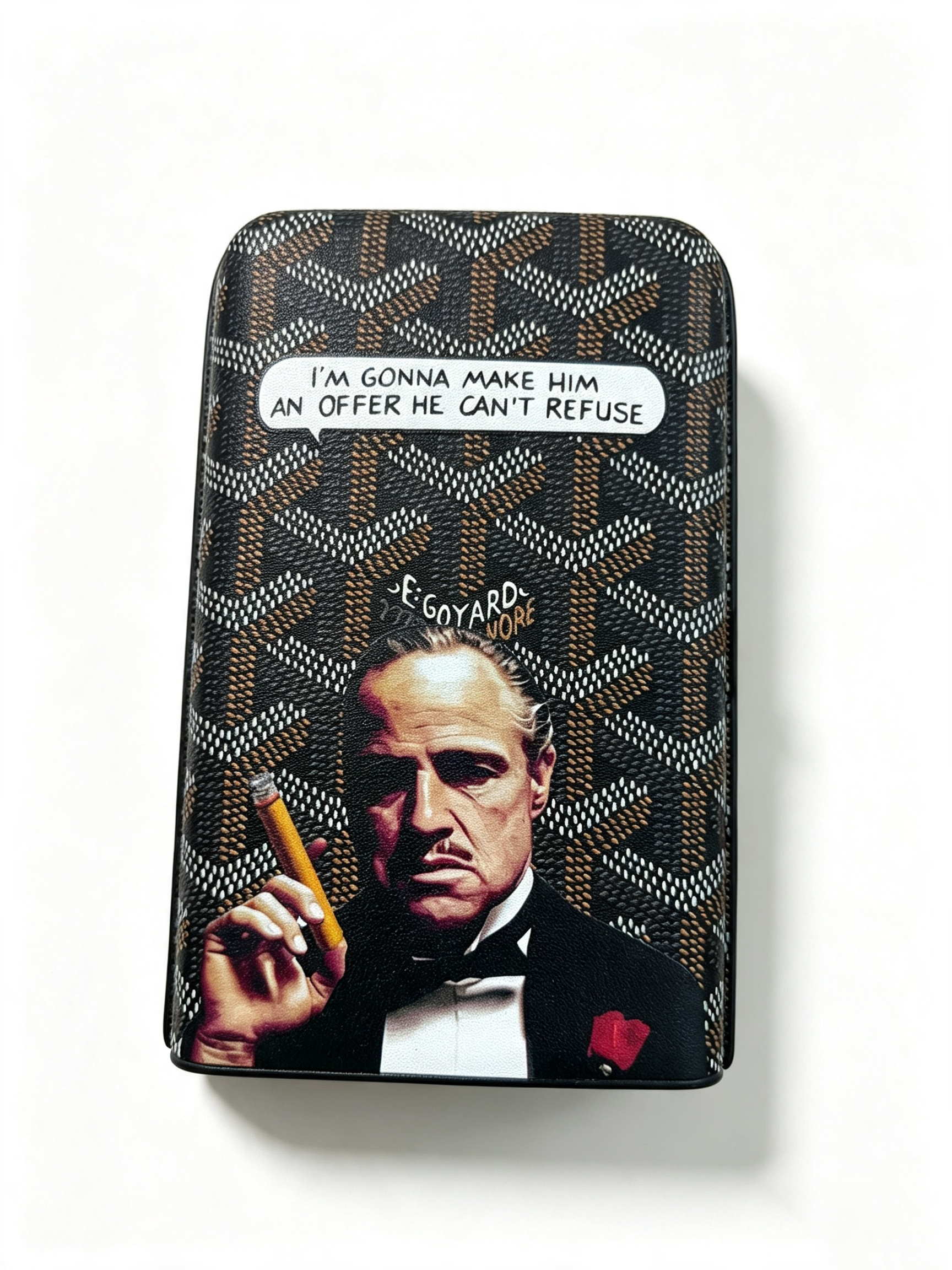 Godfather Limited Edition Goyard Churchill 3 Cigar Case | Luxury Travel Cigar Holder