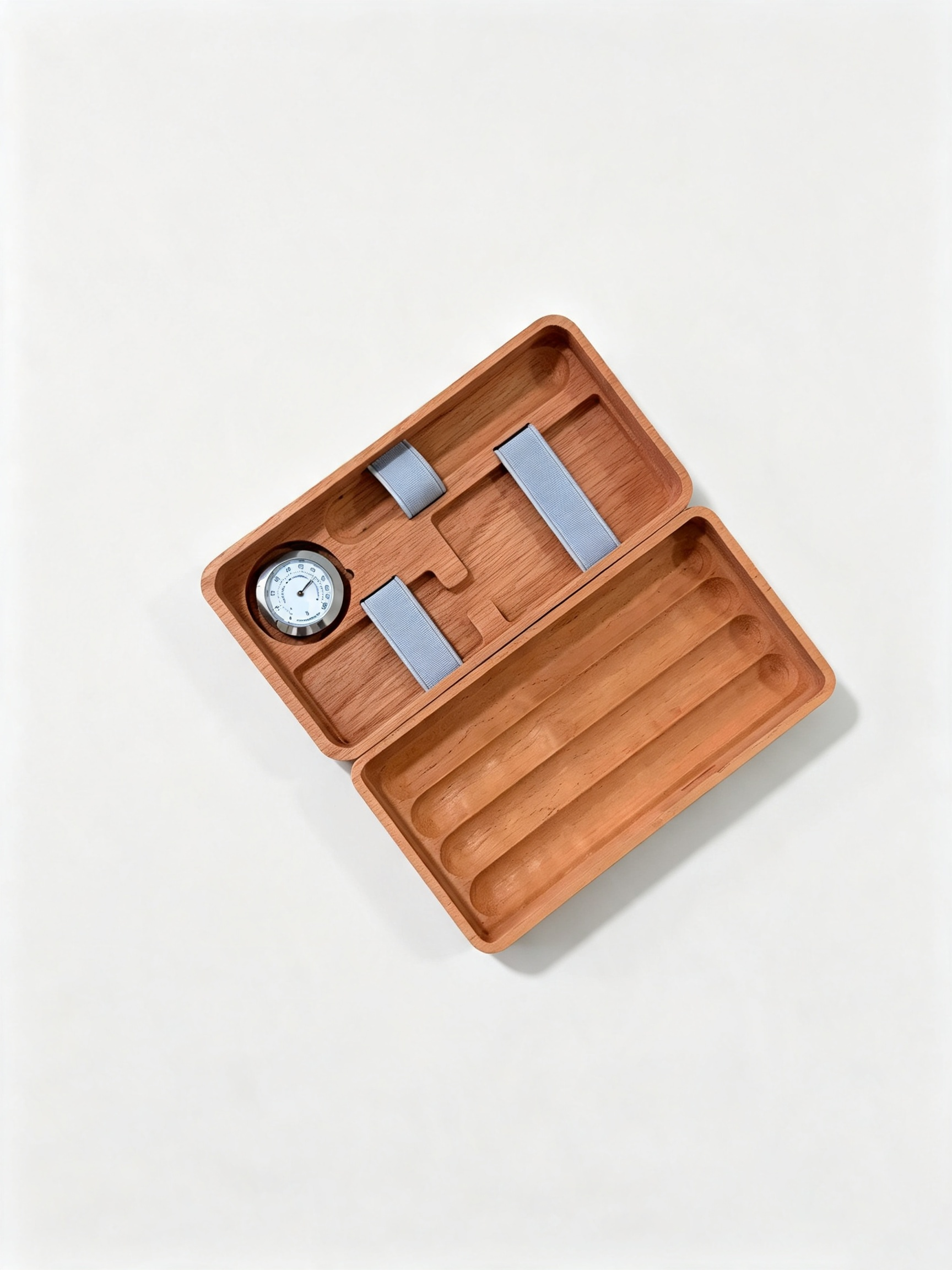 Black Luxury Cigar Travel Case – No Hygrometer RMW Style Portable Box