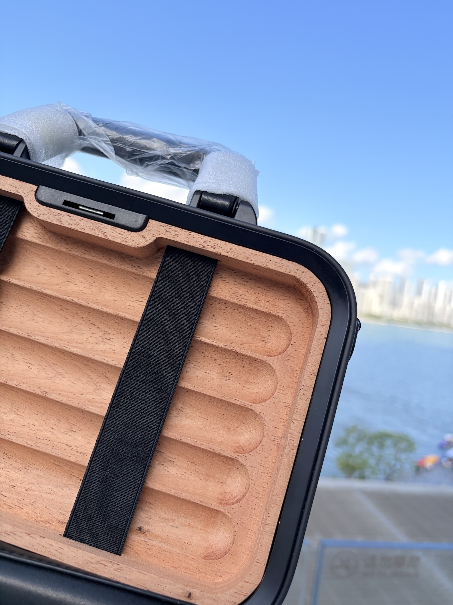 RMW Style Bag Aluminum Magnesium Carry Case Crossbody Travel Storage Box | Black