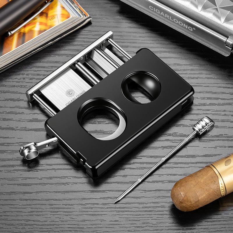 Cohiba Yellow 5-in-1 Multifunction Cigar Cutter | Compact Gift Box