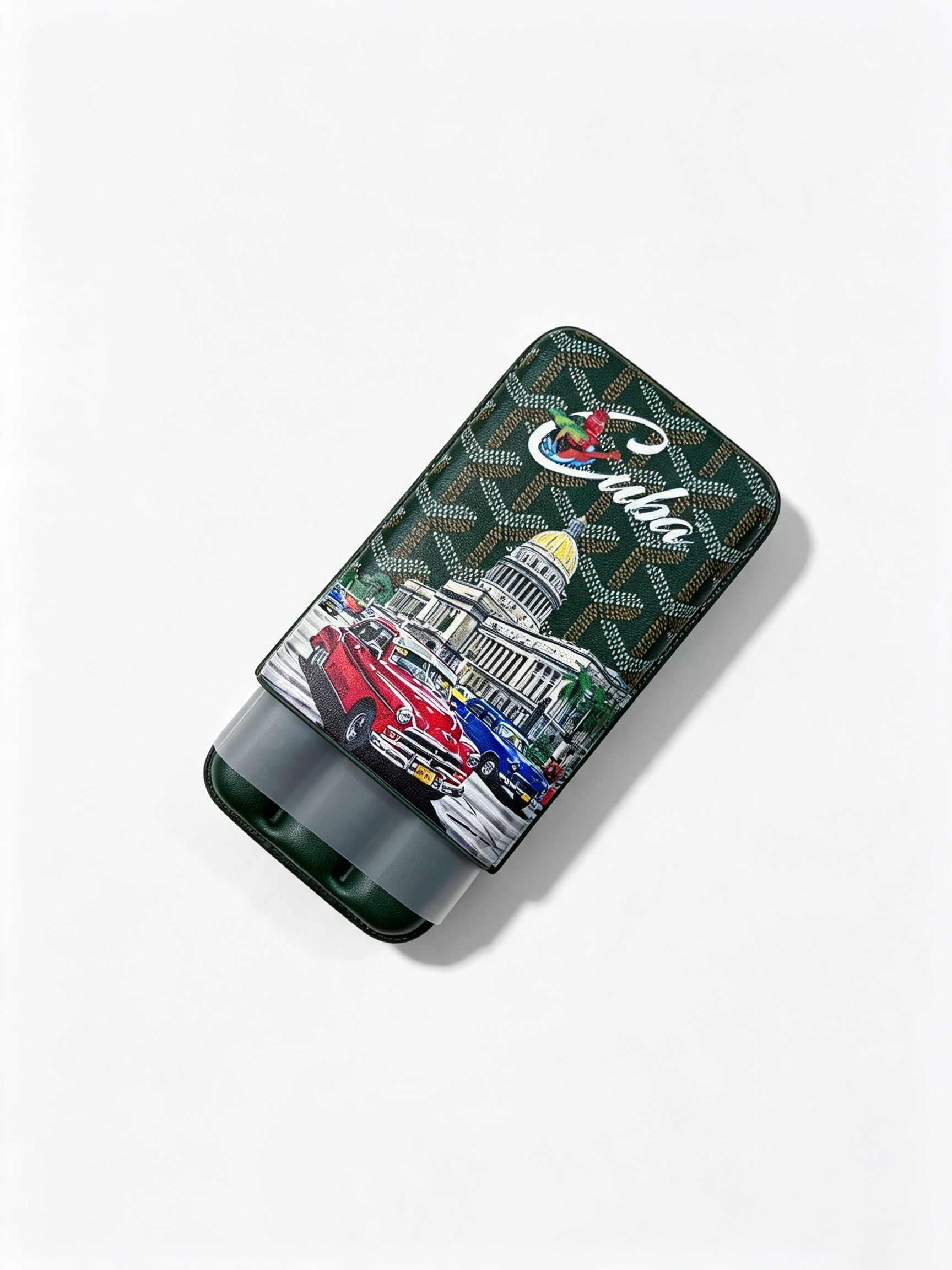 Cuba Limited Edition Goyard Churchill 3 Cigar Case | Luxury Travel Cigar Holder