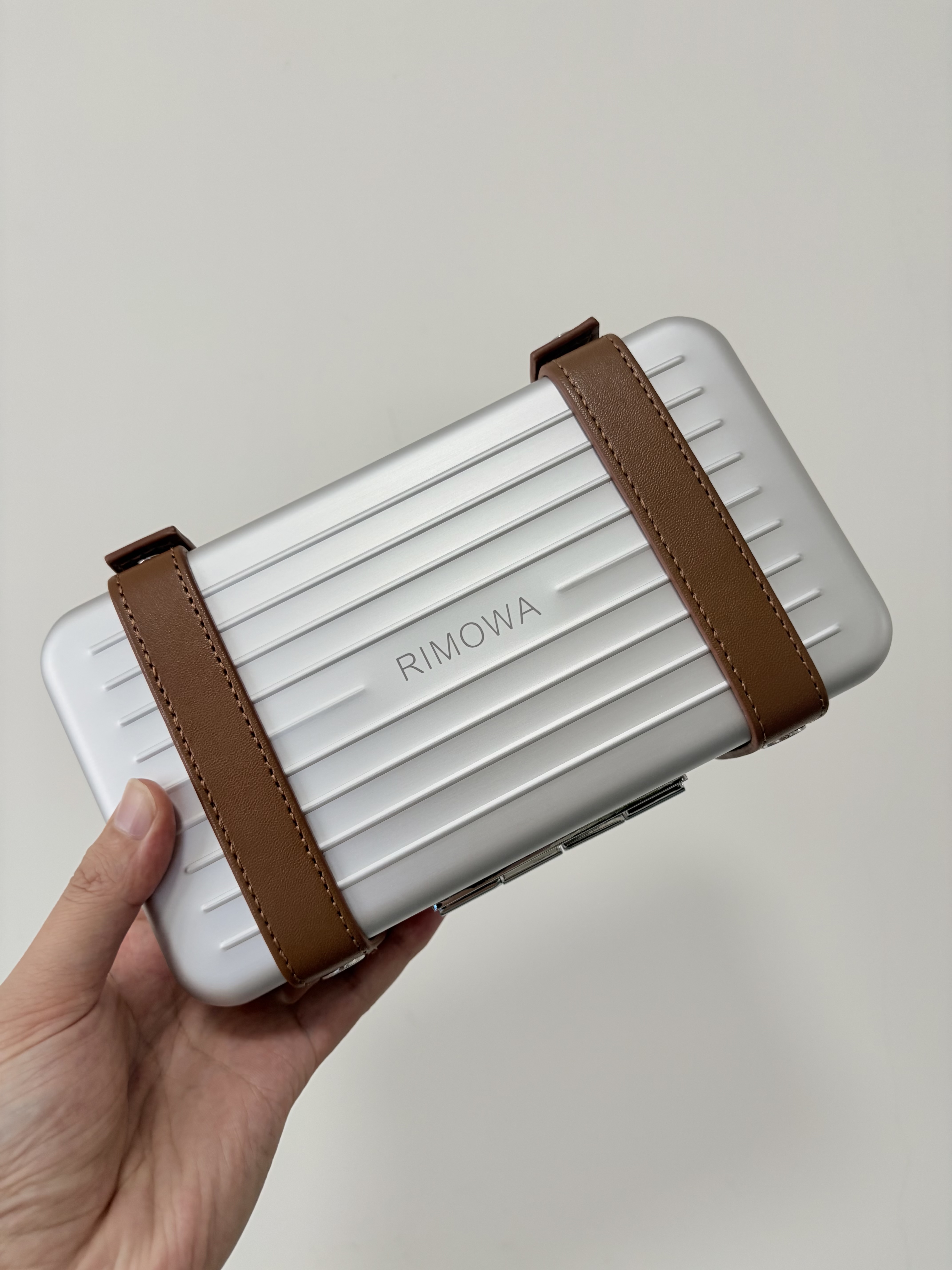 Silver Brown Luxury Cigar Travel Case – No Hygrometer RMW Style Portable Box