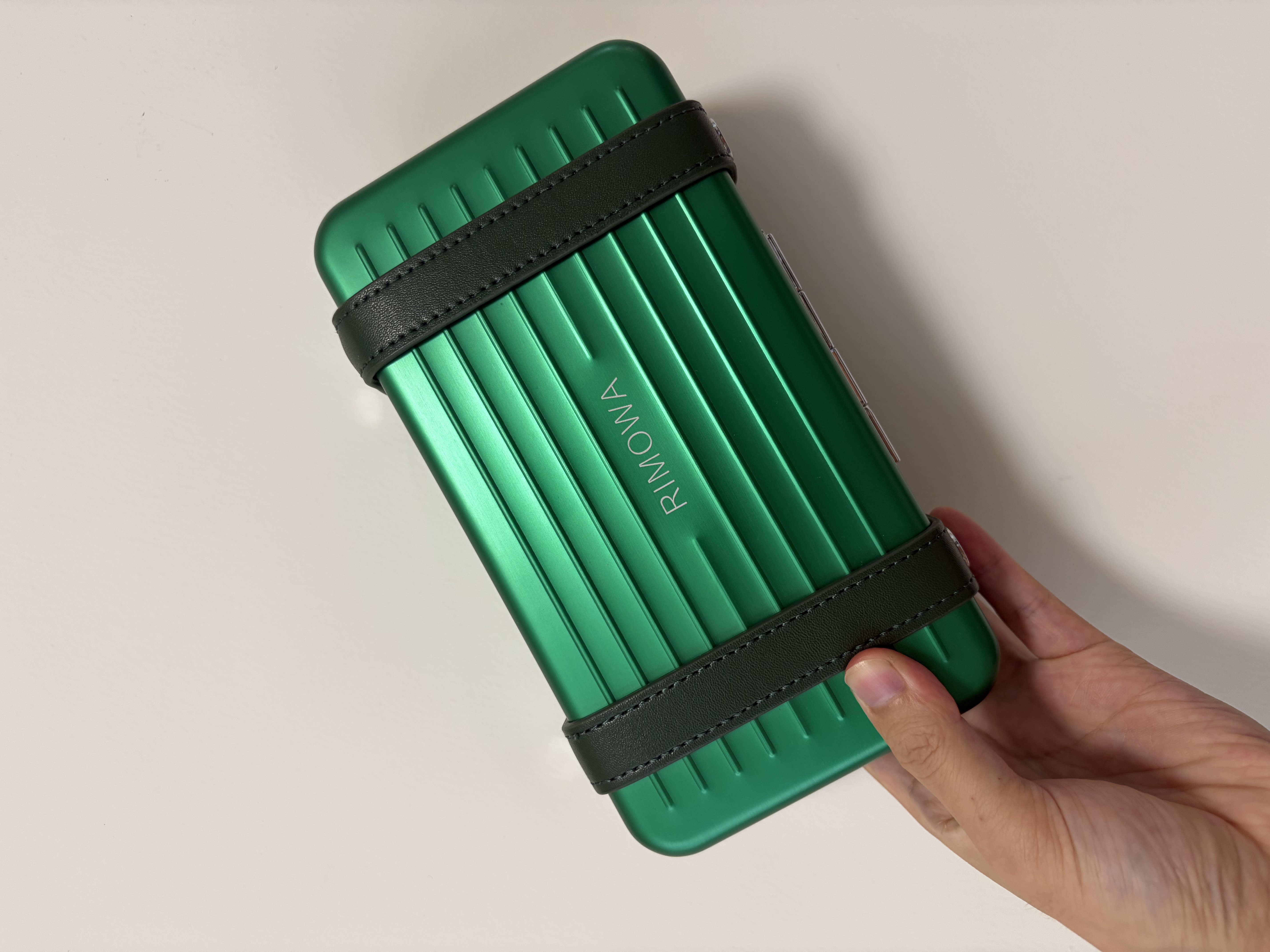 Green Luxury Cigar Travel Case – No Hygrometer RMW Style Portable Box