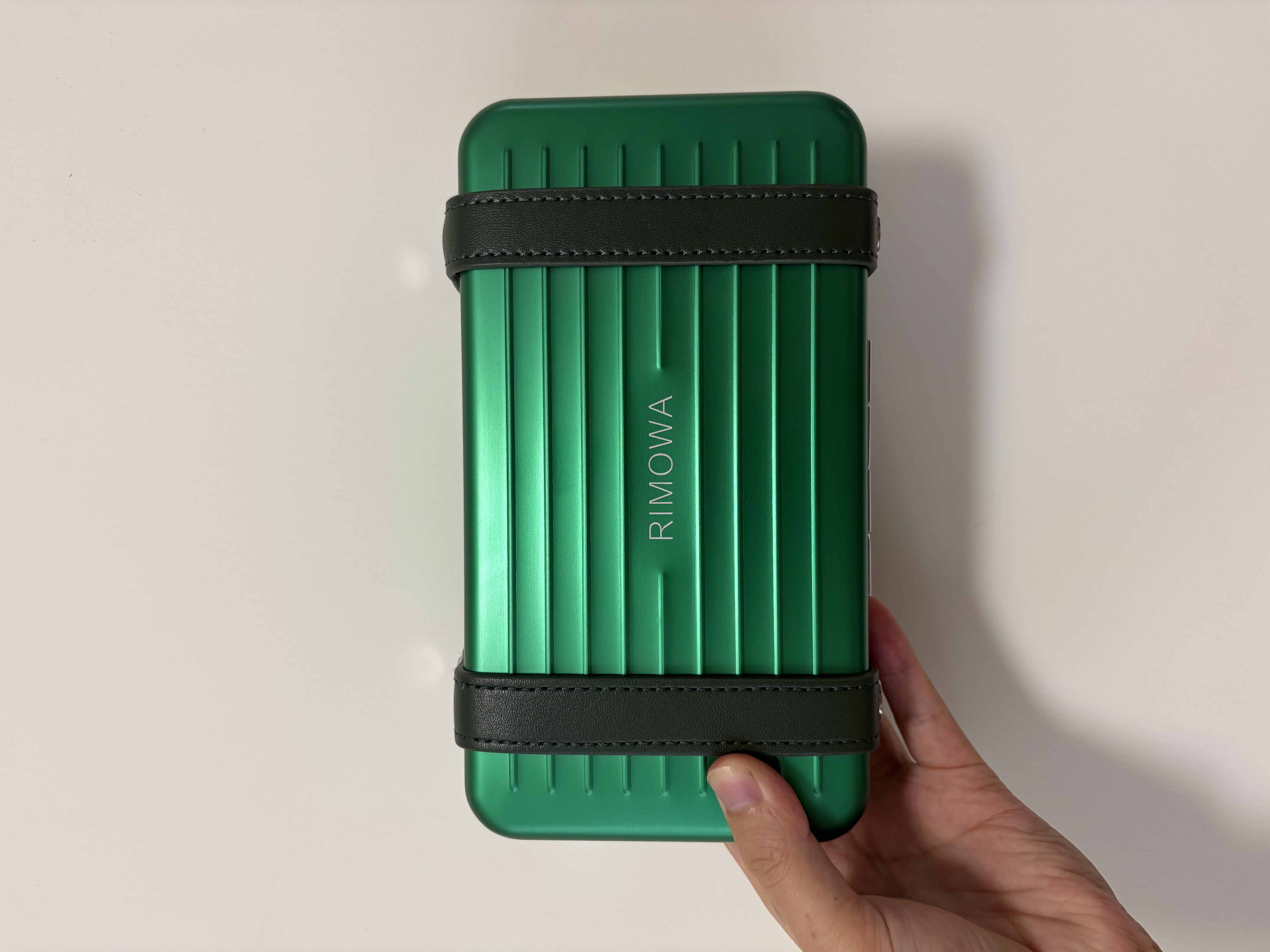 Green Luxury Cigar Travel Case – No Hygrometer RMW Style Portable Box
