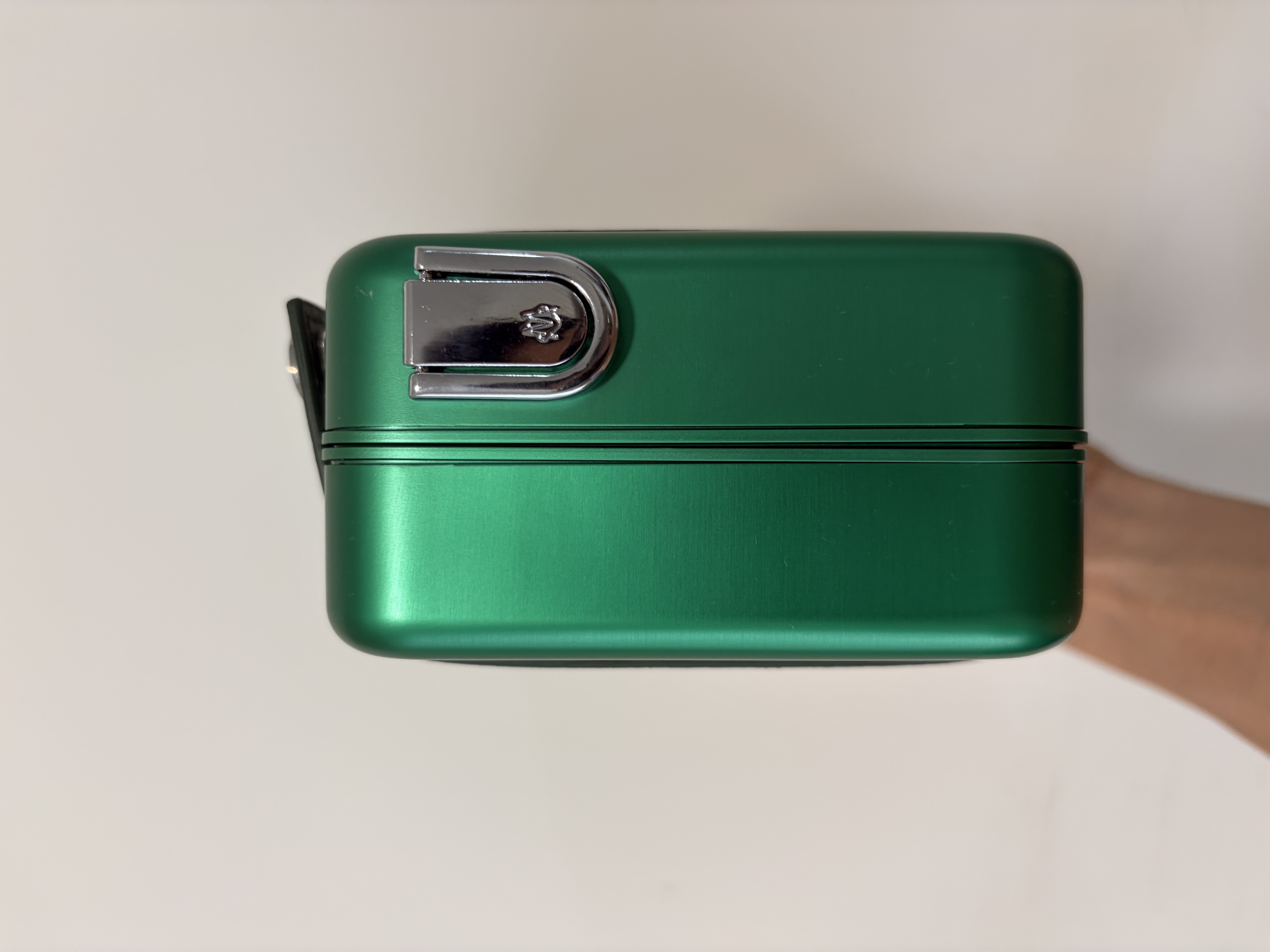 Green Luxury Cigar Travel Case – No Hygrometer RMW Style Portable Box